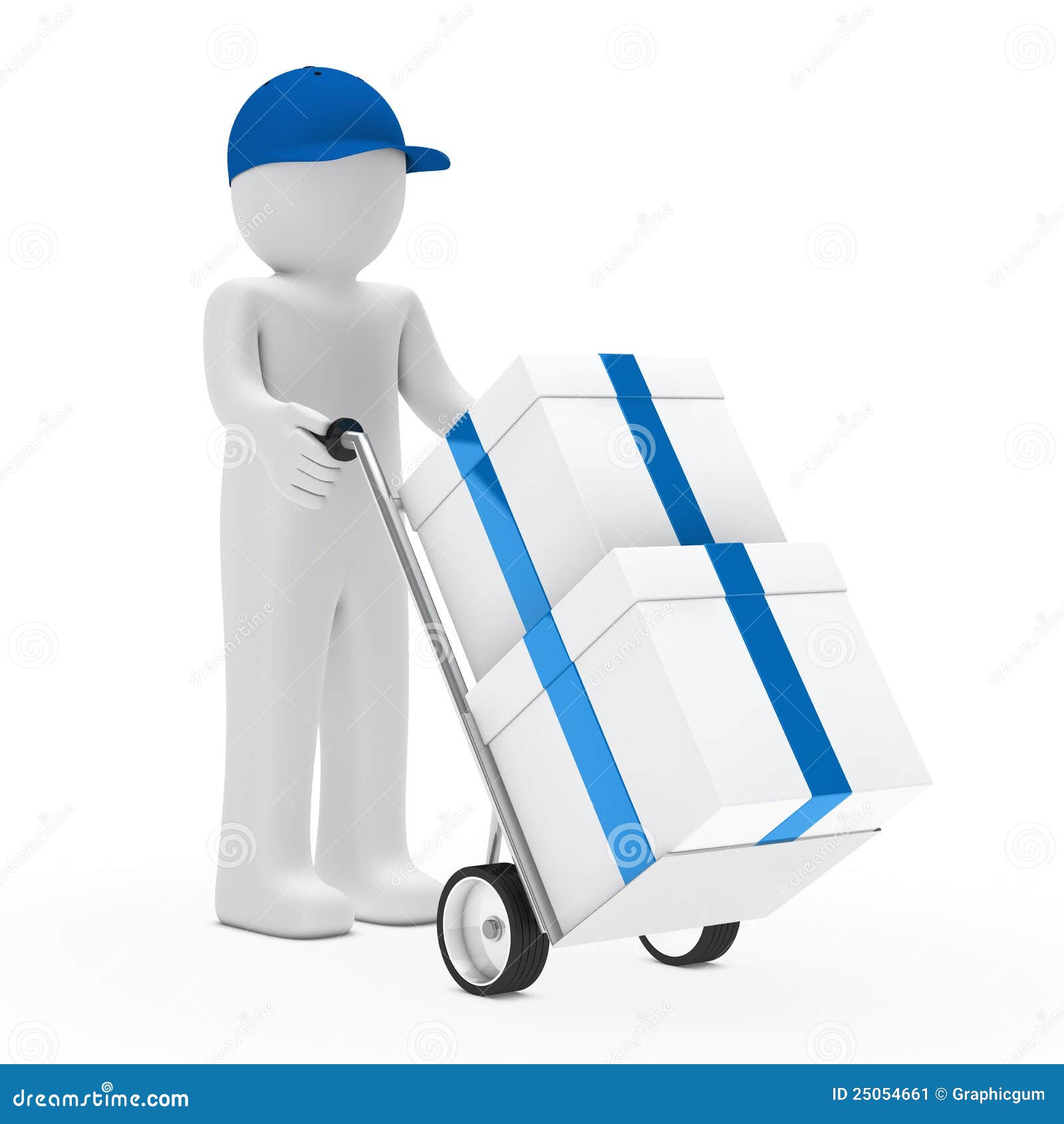 figure supplier push hand truck