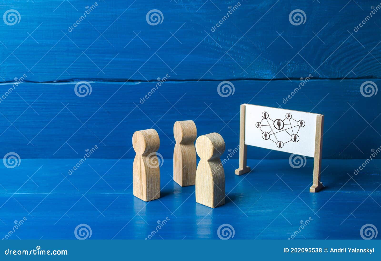 A Hierarchical System Of Employees In Business Company. Distribution Of