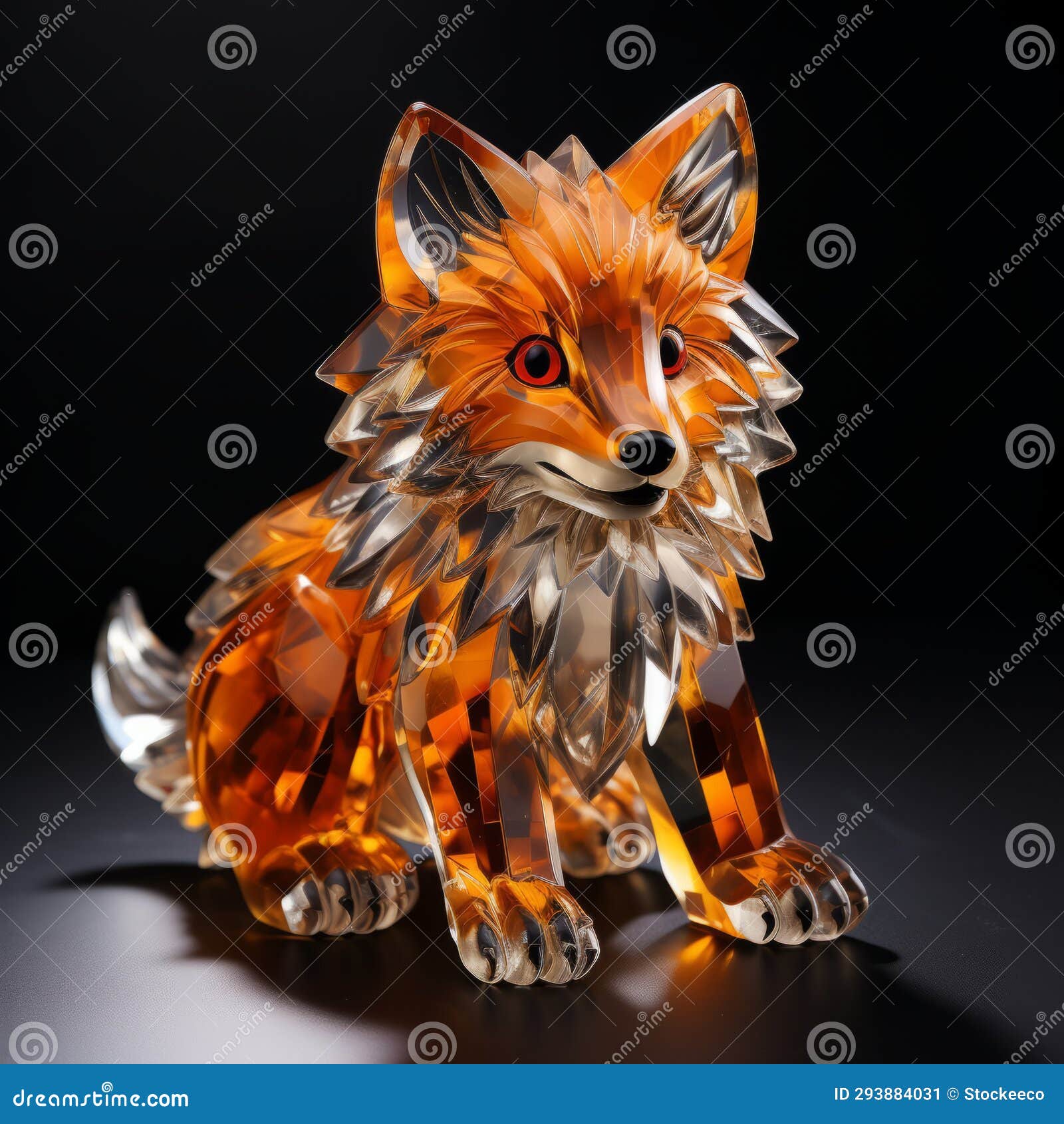 Une Figurine De Renard Réalisée Par L'artiste