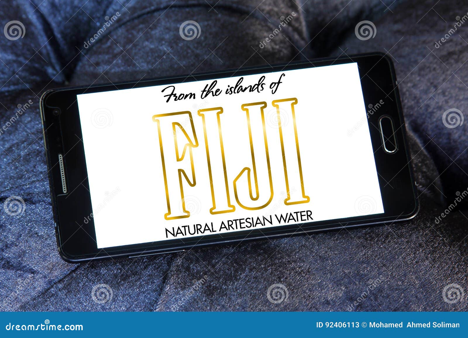 Fiji Water logo editorial stock photo. Image of nestle 92406113