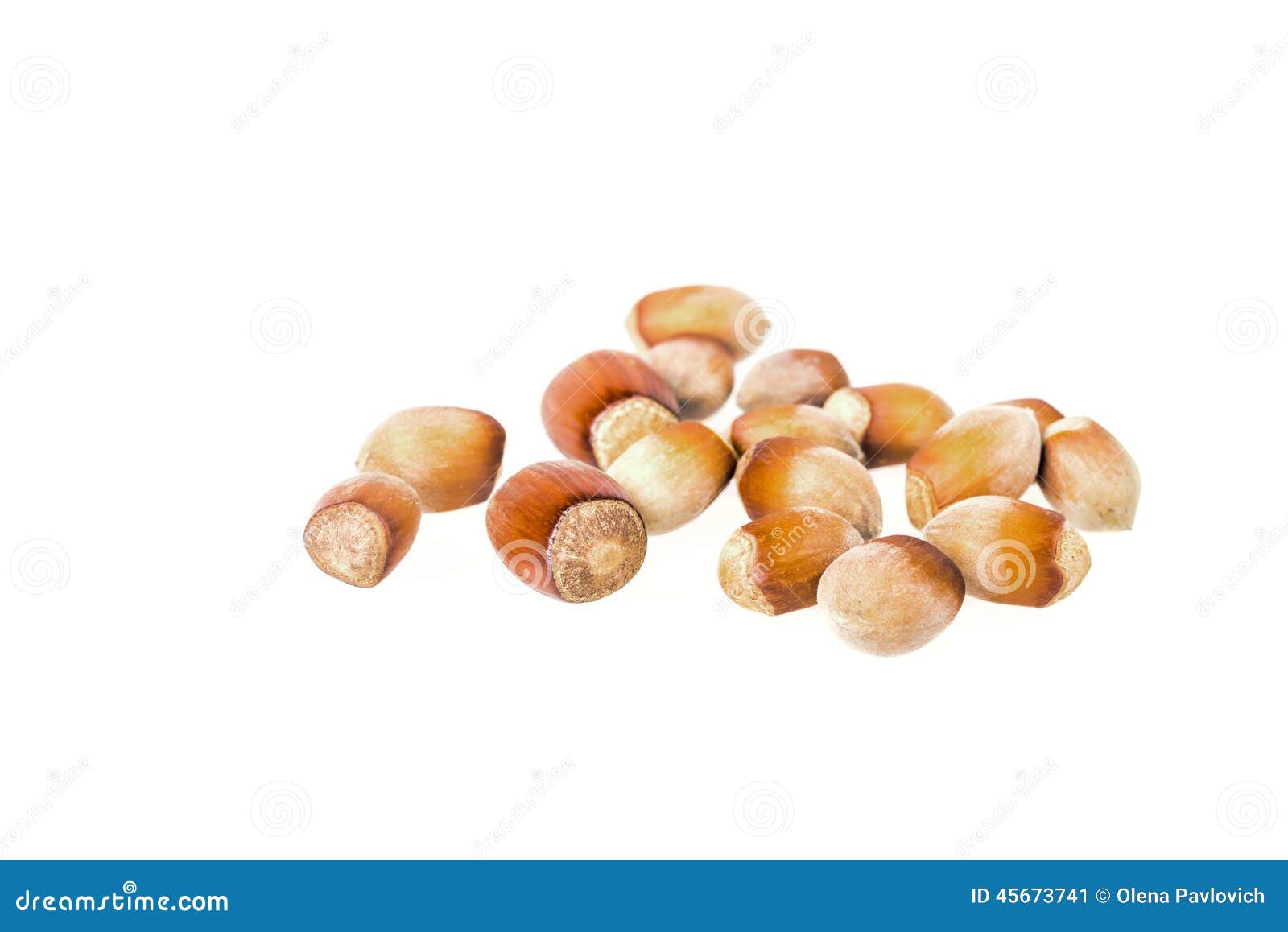 Filbert nuts stock image. Image of object, vitamin, brown 45673741