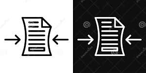 File Compressor Icon Vector Illustration CartoonDealer 330249214