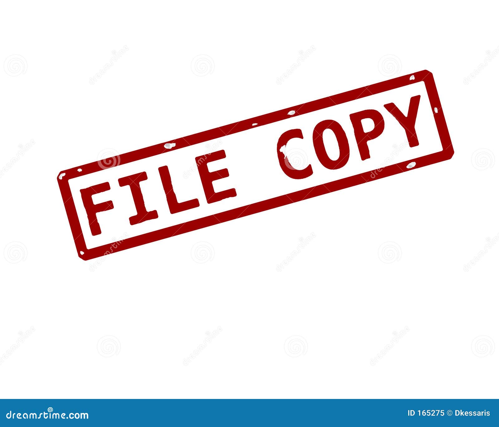 File Copy Ink Stamp Stock Illustration Image Of Stamp 165275