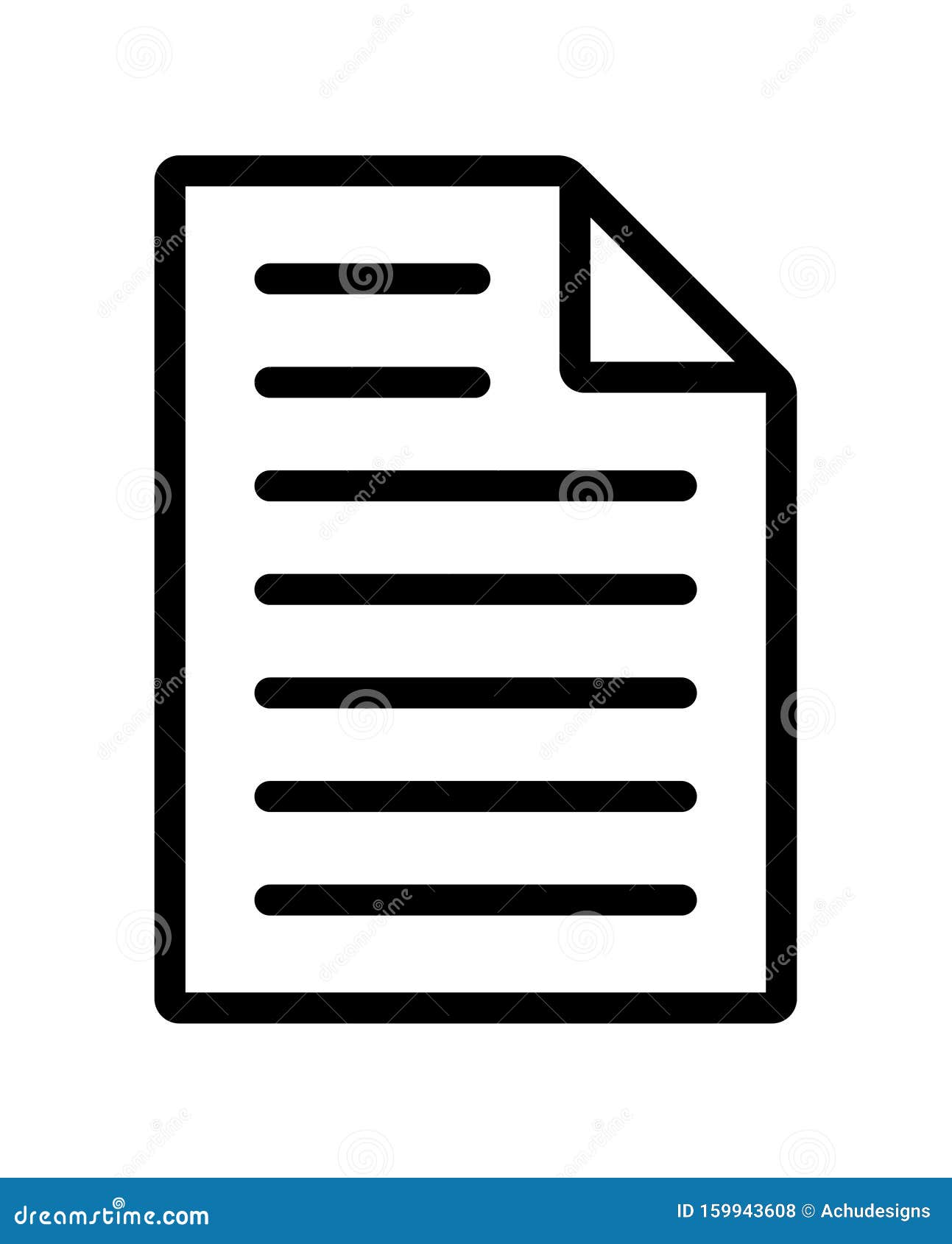 file document line icon