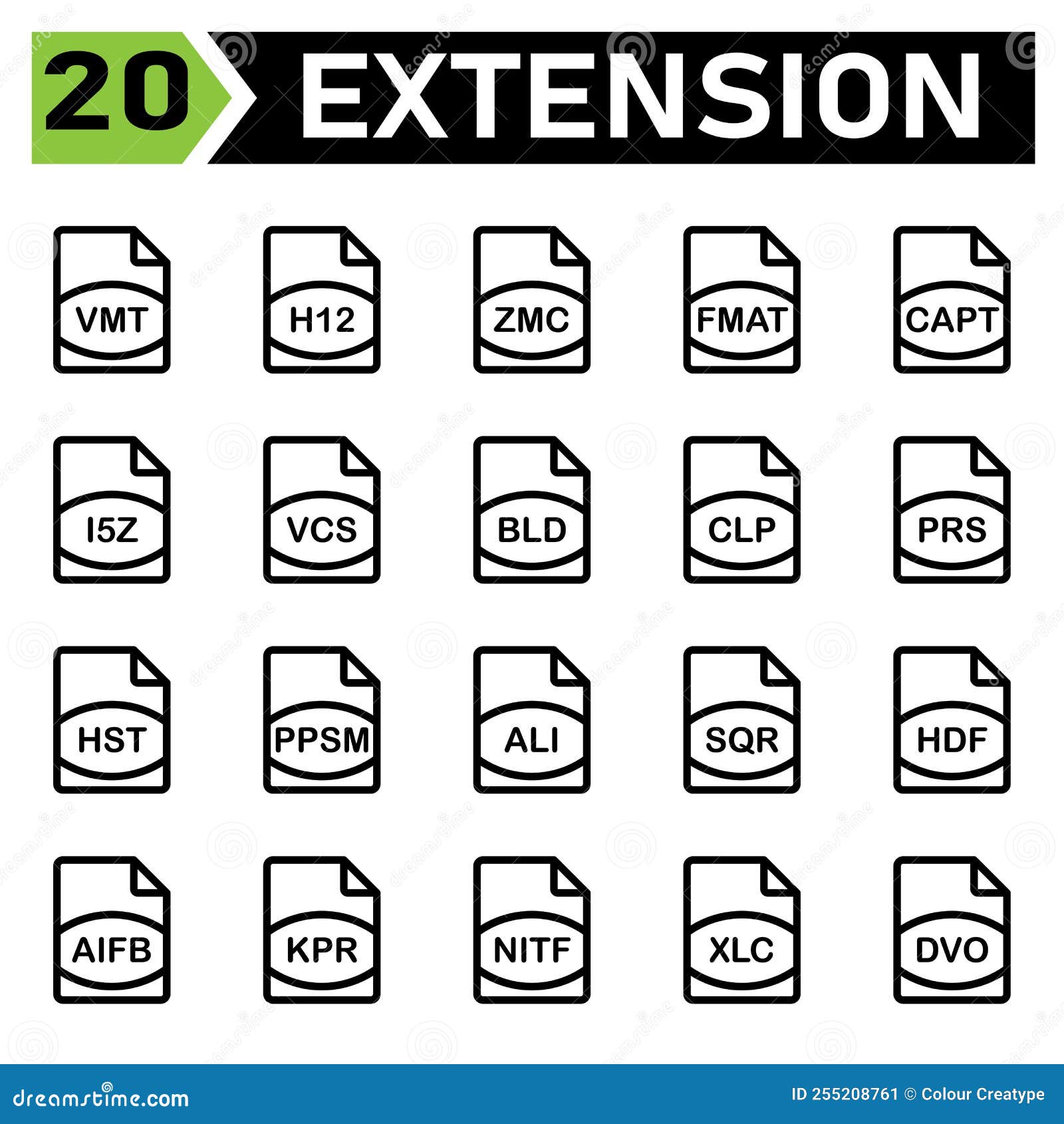 file extension icon include vmt, h12, zmc, fmat, capt, i5z, vcs, bld, clp, prs, hst, ppsm, ali, sqr, hdf, aifb, kpr, nitf, xlc,