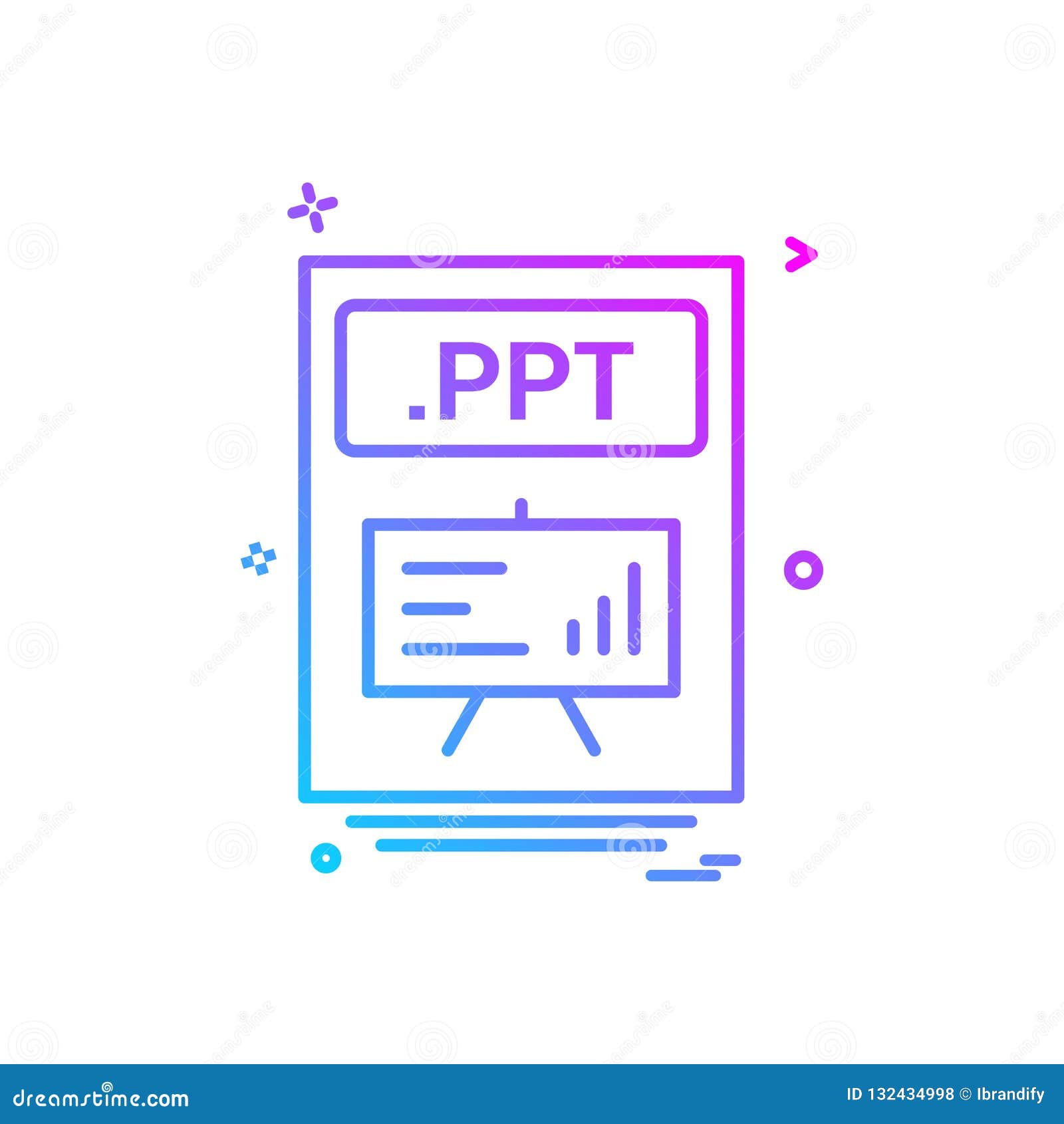 File Files Ppt Icon Vector Design Stock Vector File Files Ppt Icon Vector Design Stock Vector