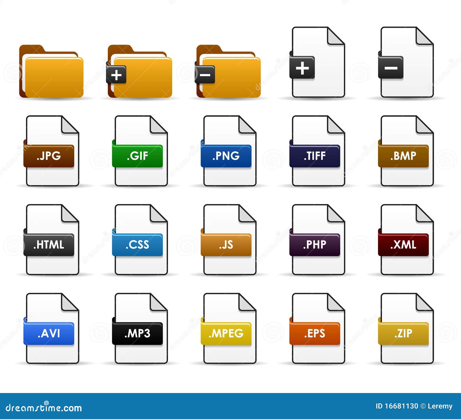 File Folder Web Icon Design Stock Vector - Illustration of creative ...