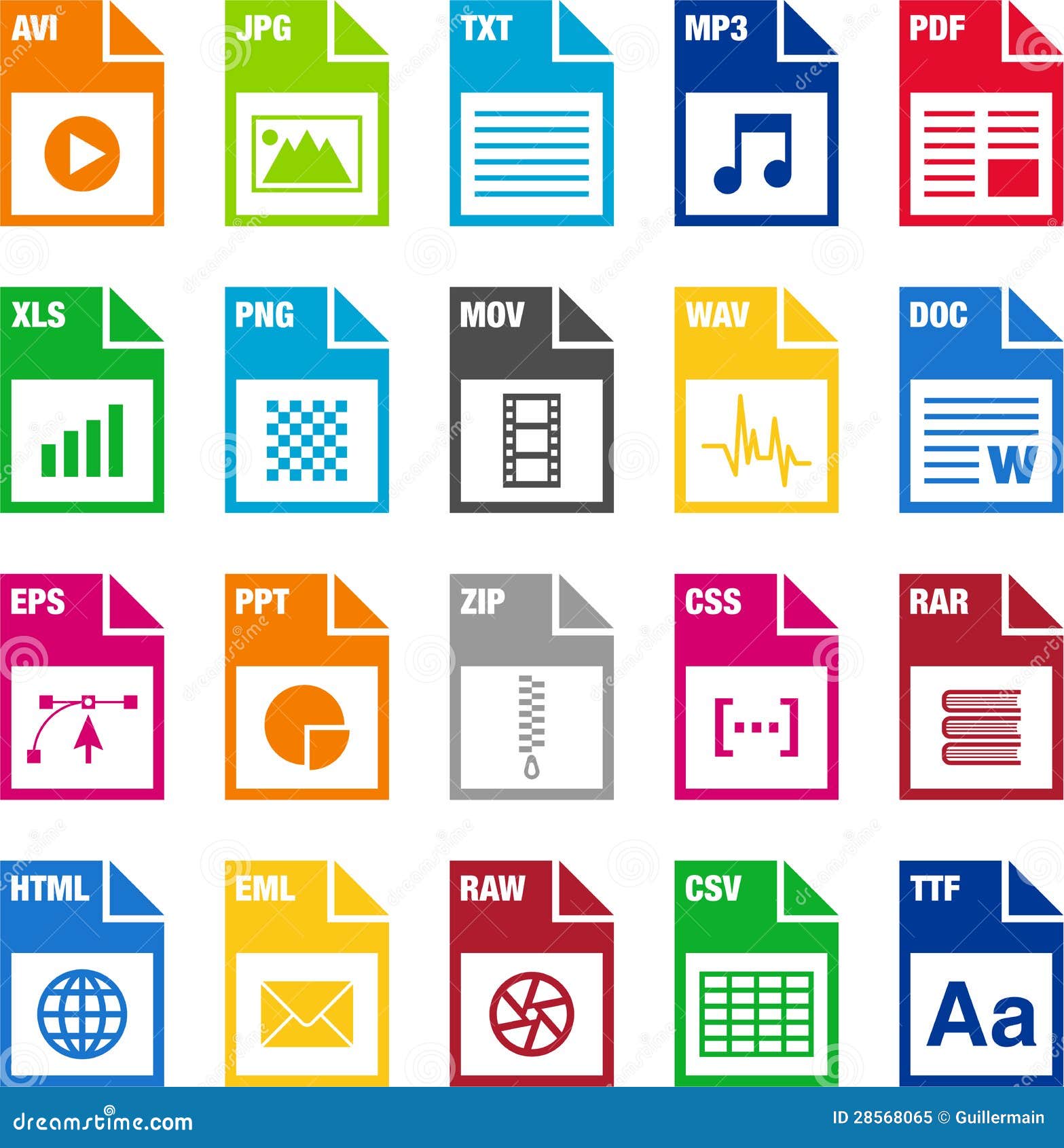 file format icons