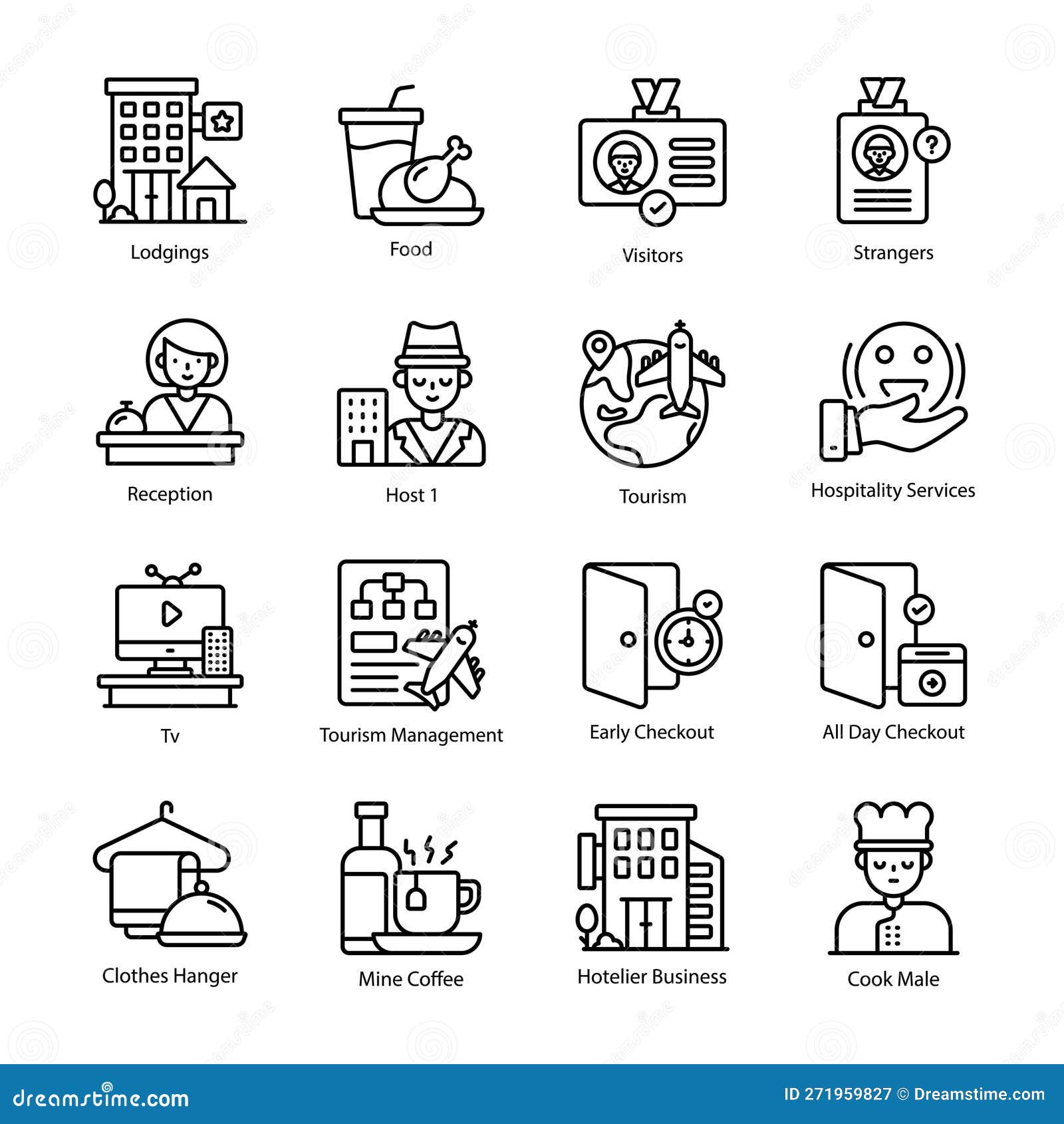 Hospitality Vector Outline Icon Design Illustration Hospitality On hospitality-vector-outline-icon-design-illustration-hospitality-on