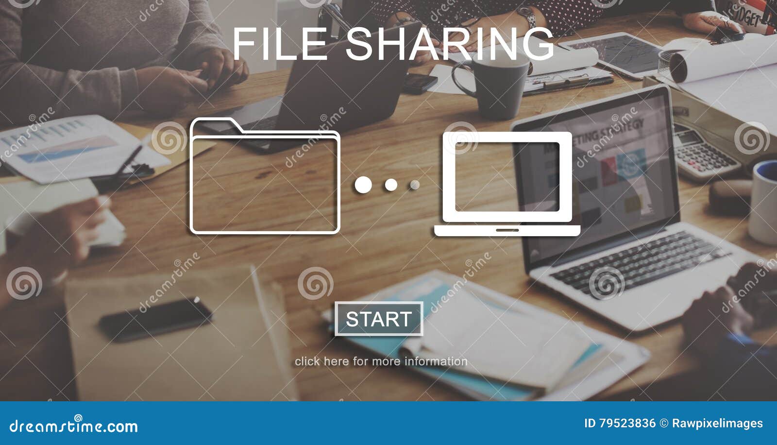 file sharing computer data digital document concept