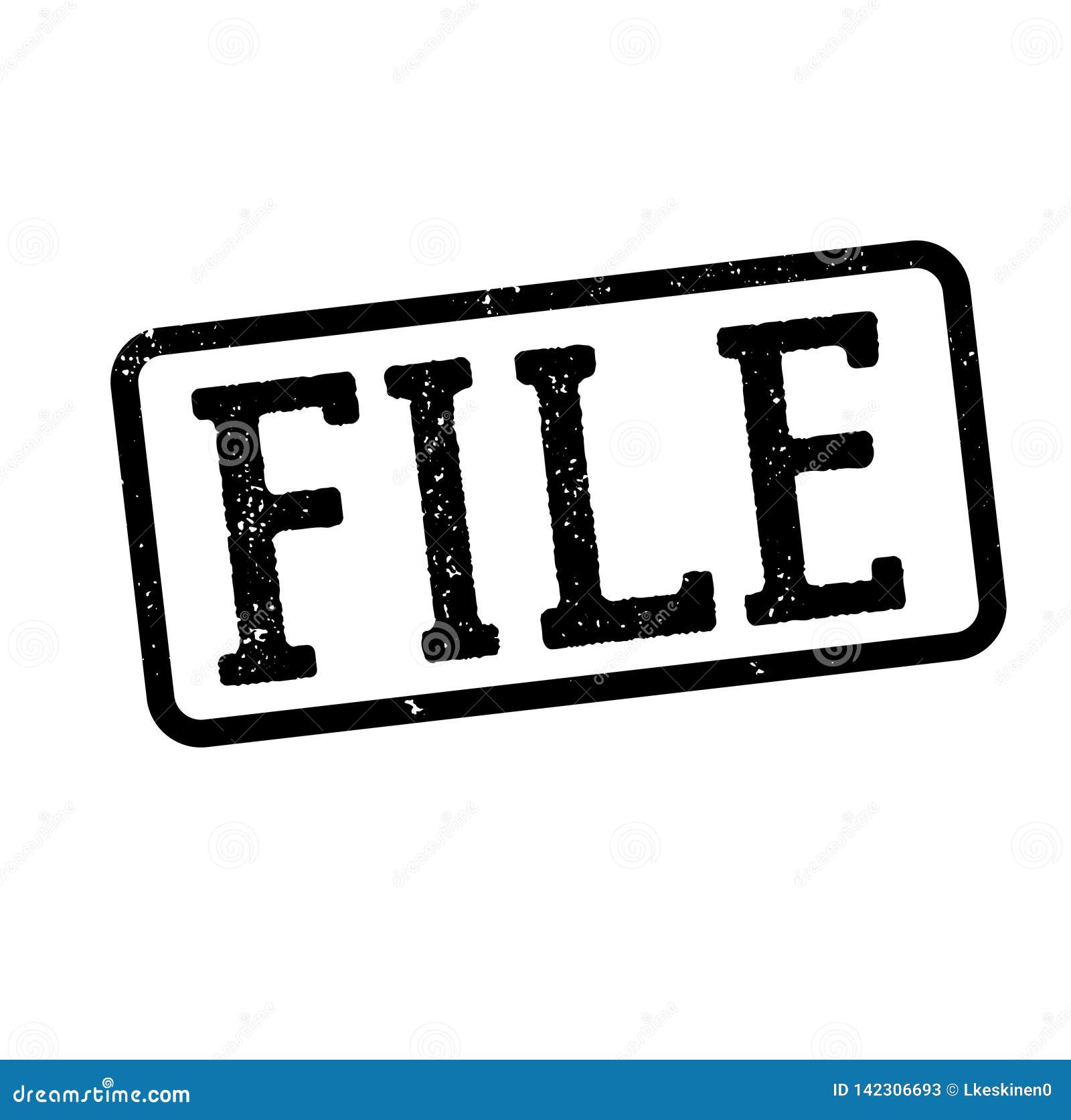 File stamp illustration stock vector. Illustration of label - 142306693