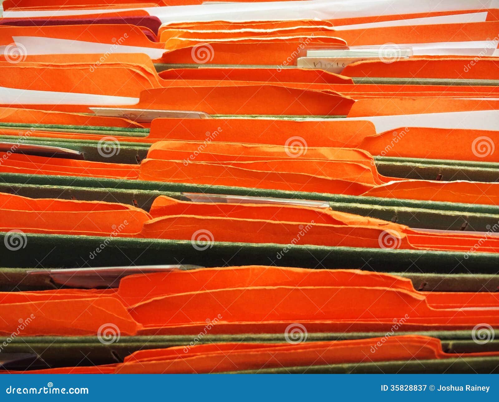 Files In Filing Cabinet At Work Stock Image Image Of Organize