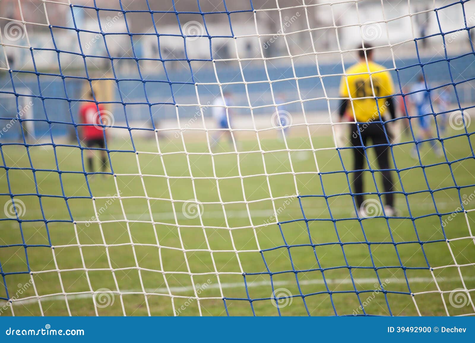  Filet  But Du Football  Pendant Un Mach Du Football  Photo 