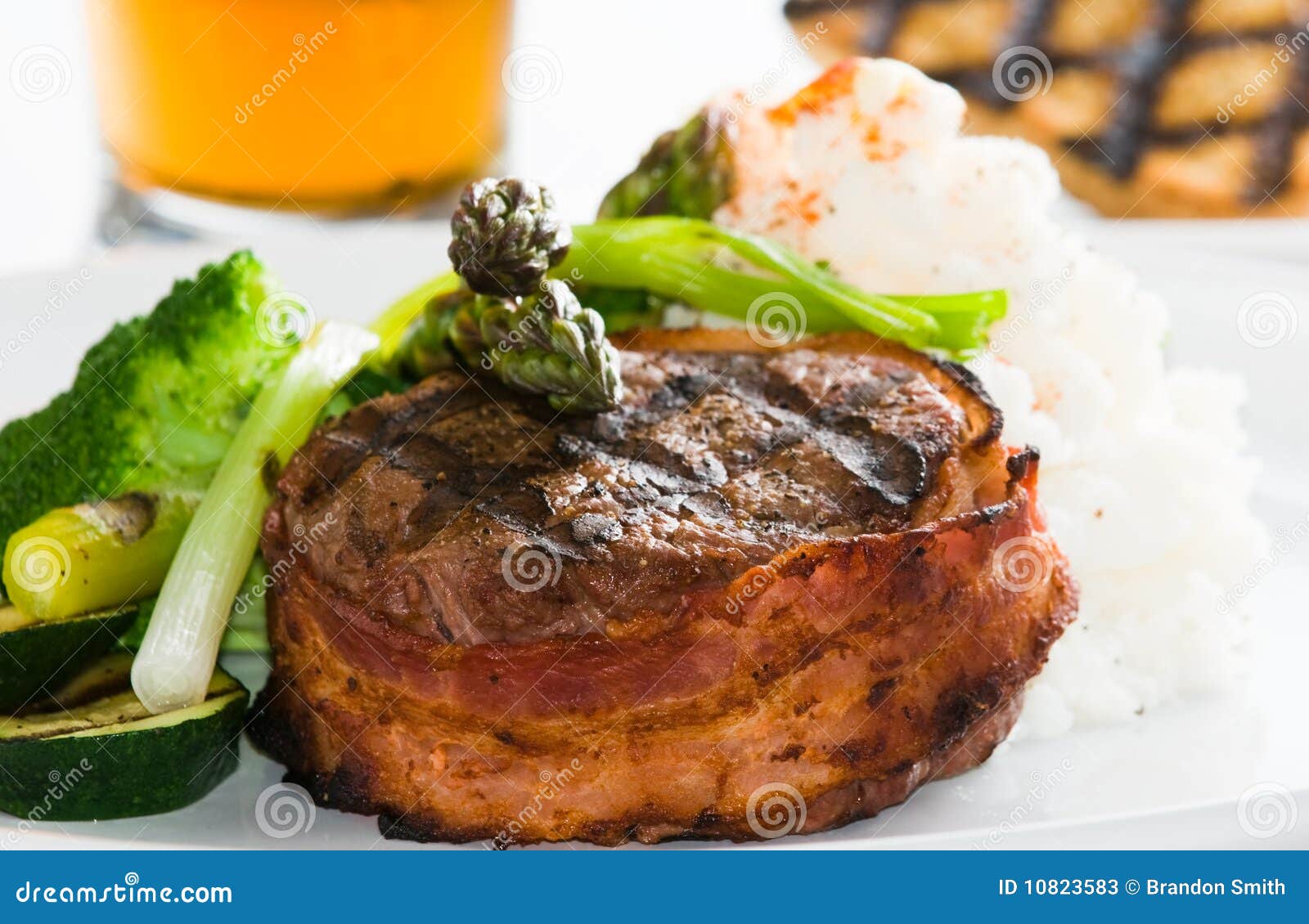 Bacon Wrapped Minced Meat With Spinach, Avocado And Cherry Tomato