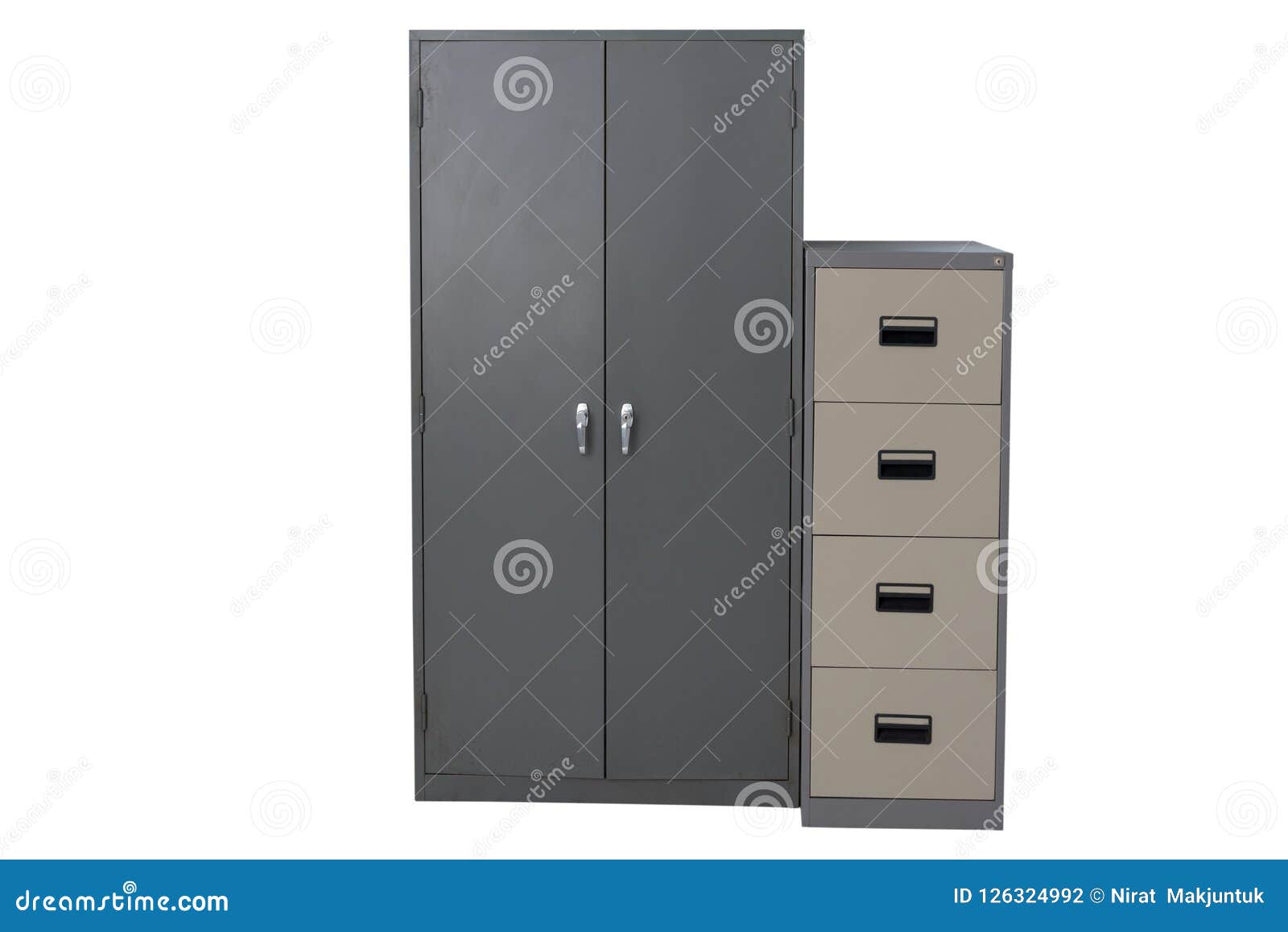 filing cabinet is made of steel