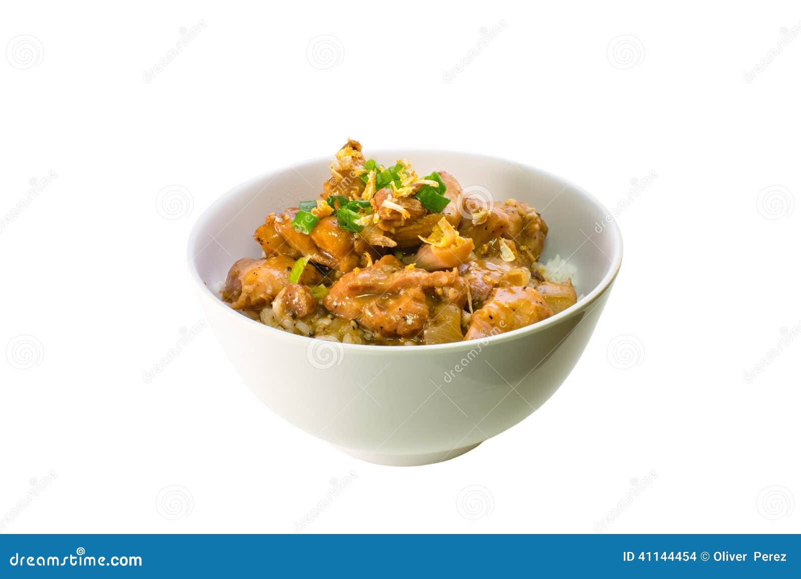 filipino chicken adobo with rice