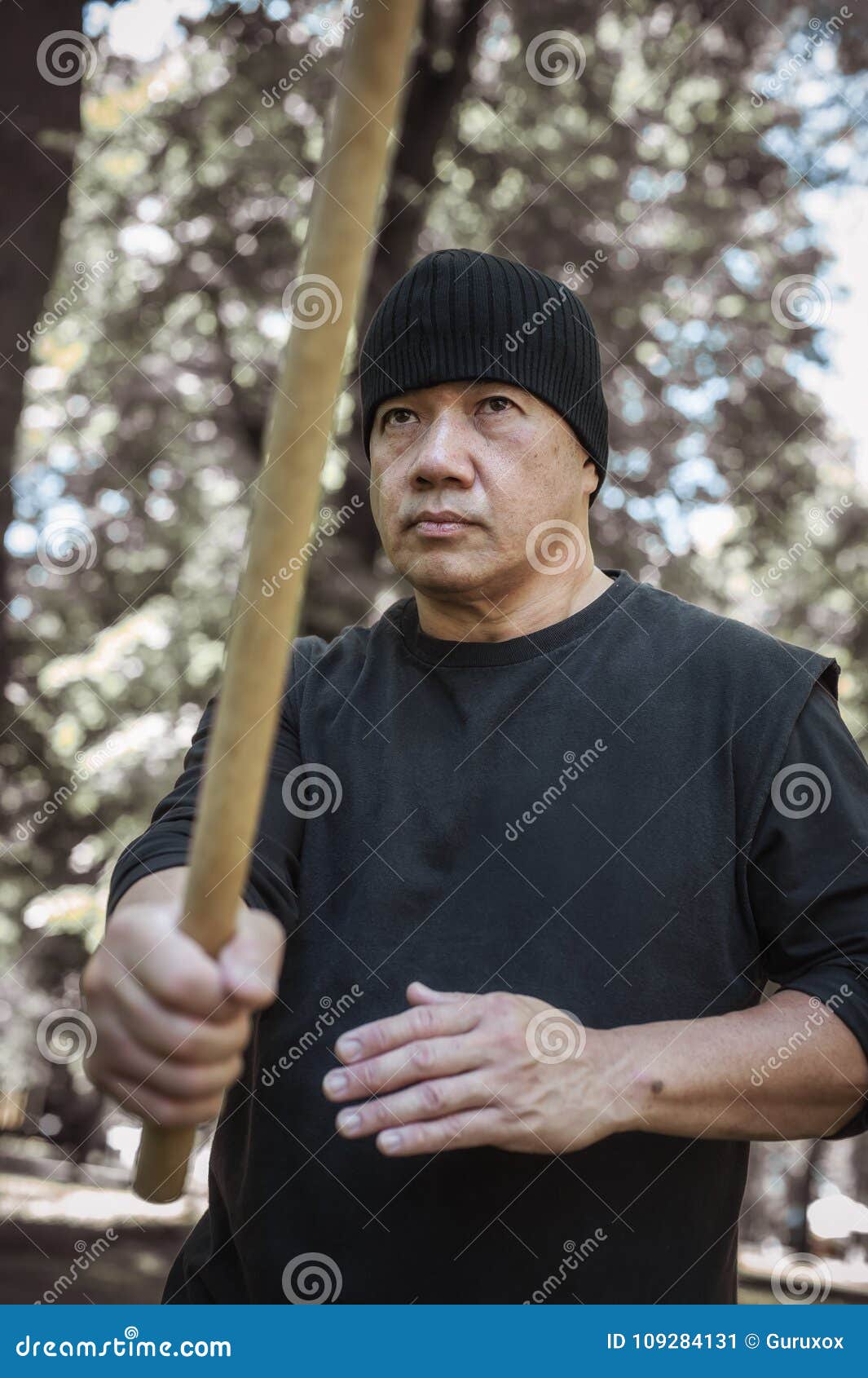 Kapap Instructor Fabian Garcia Demonstrates Filipino Escrima Stick