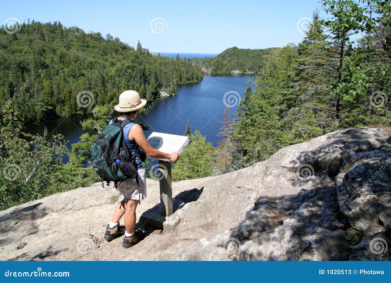 filipino woman hiking at orphan lake