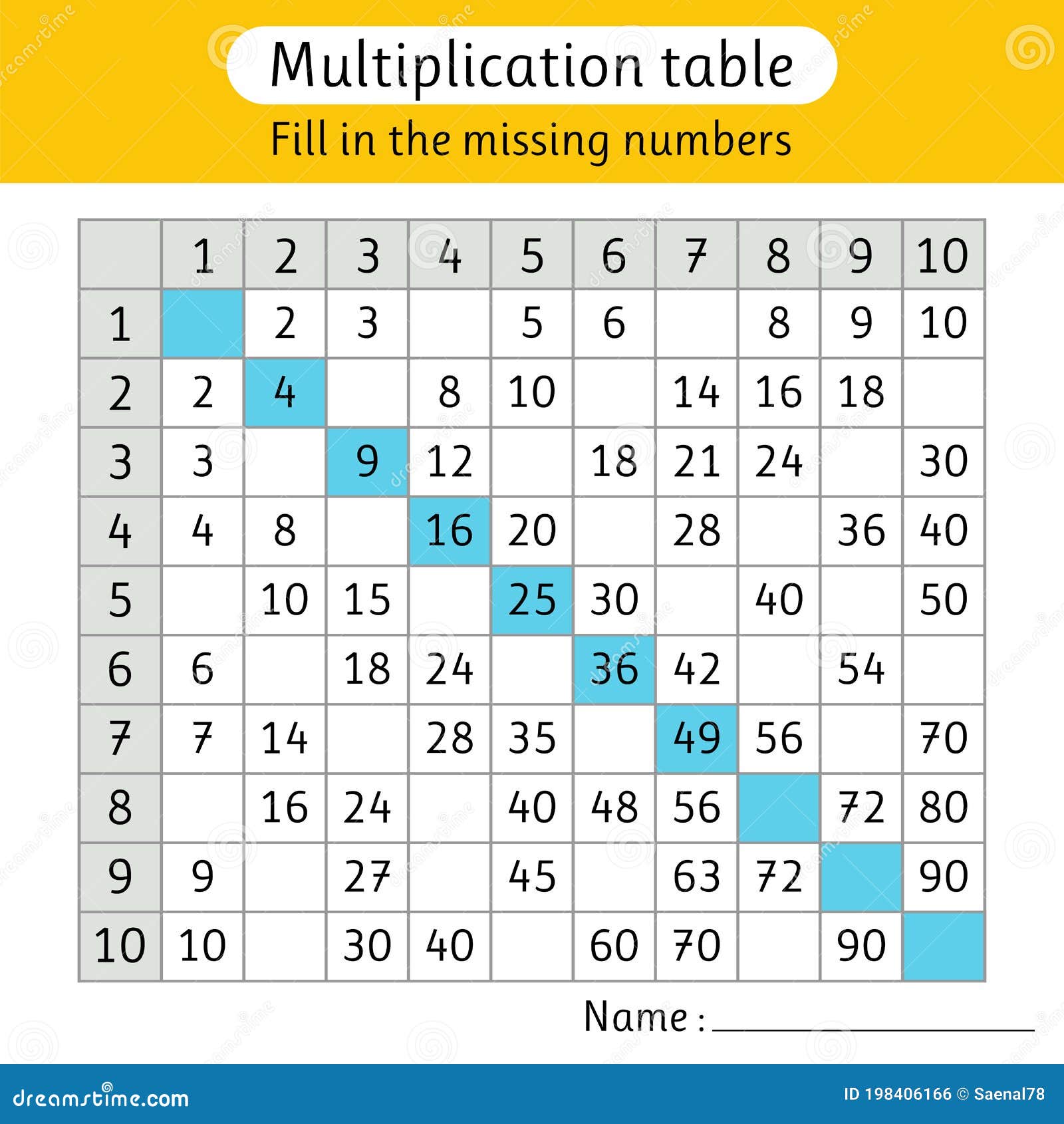 fill-in-the-missing-numbers-multiplication-table-math-stock-vector-illustration-of-math
