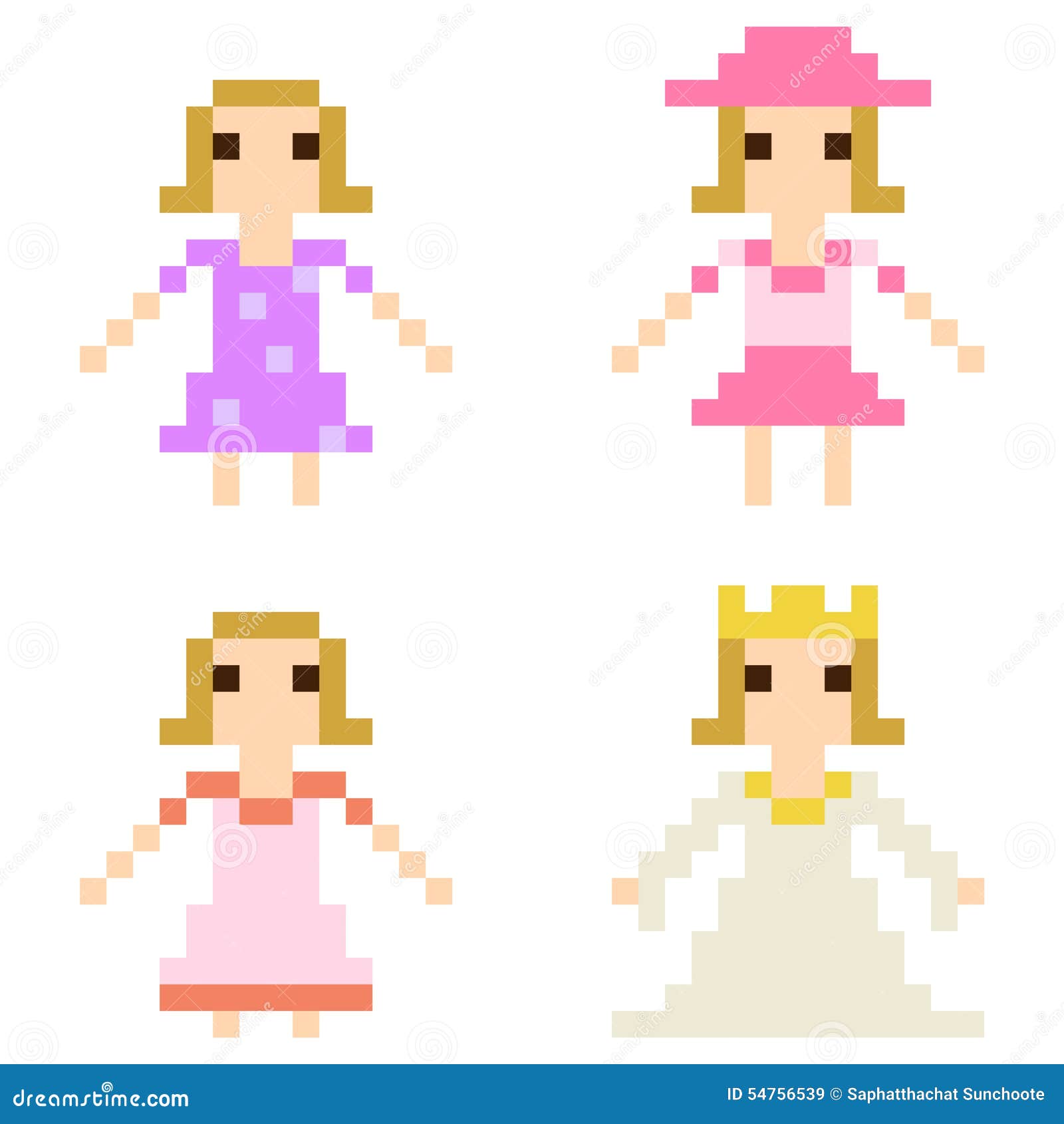 pixel pour fille ou garçon