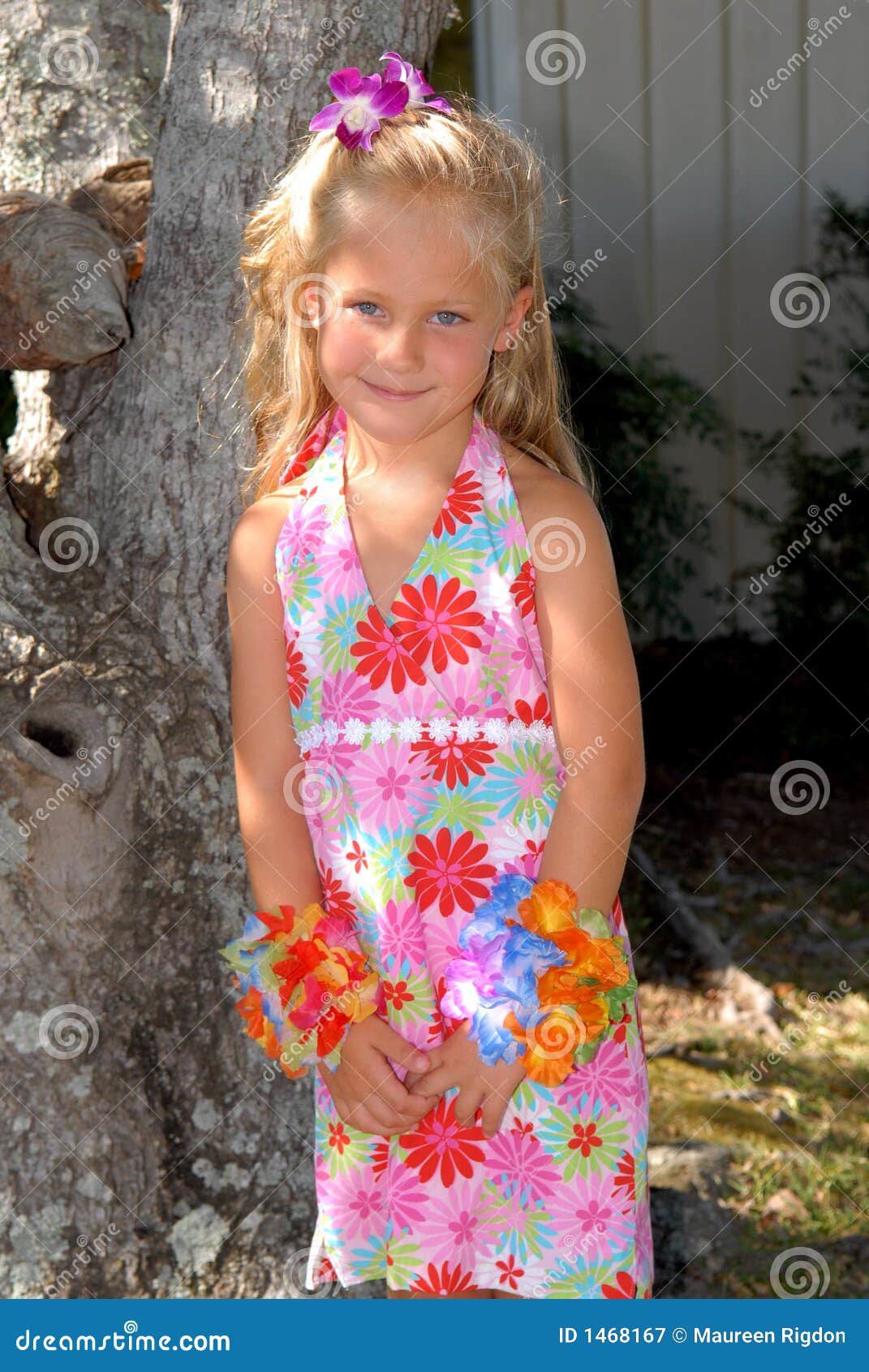 robe hawaienne fille