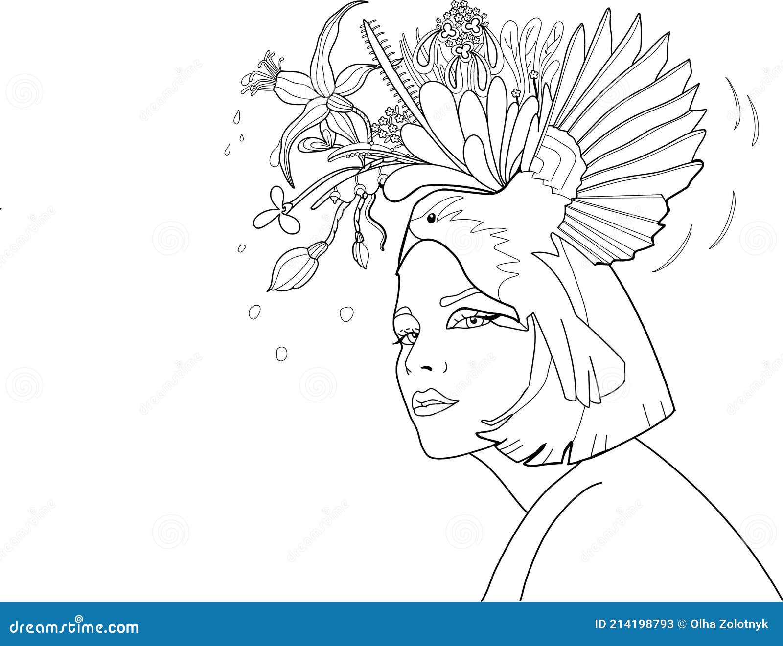 Livre De Coloriage Pour Adultes Anti Stress Visage Femme