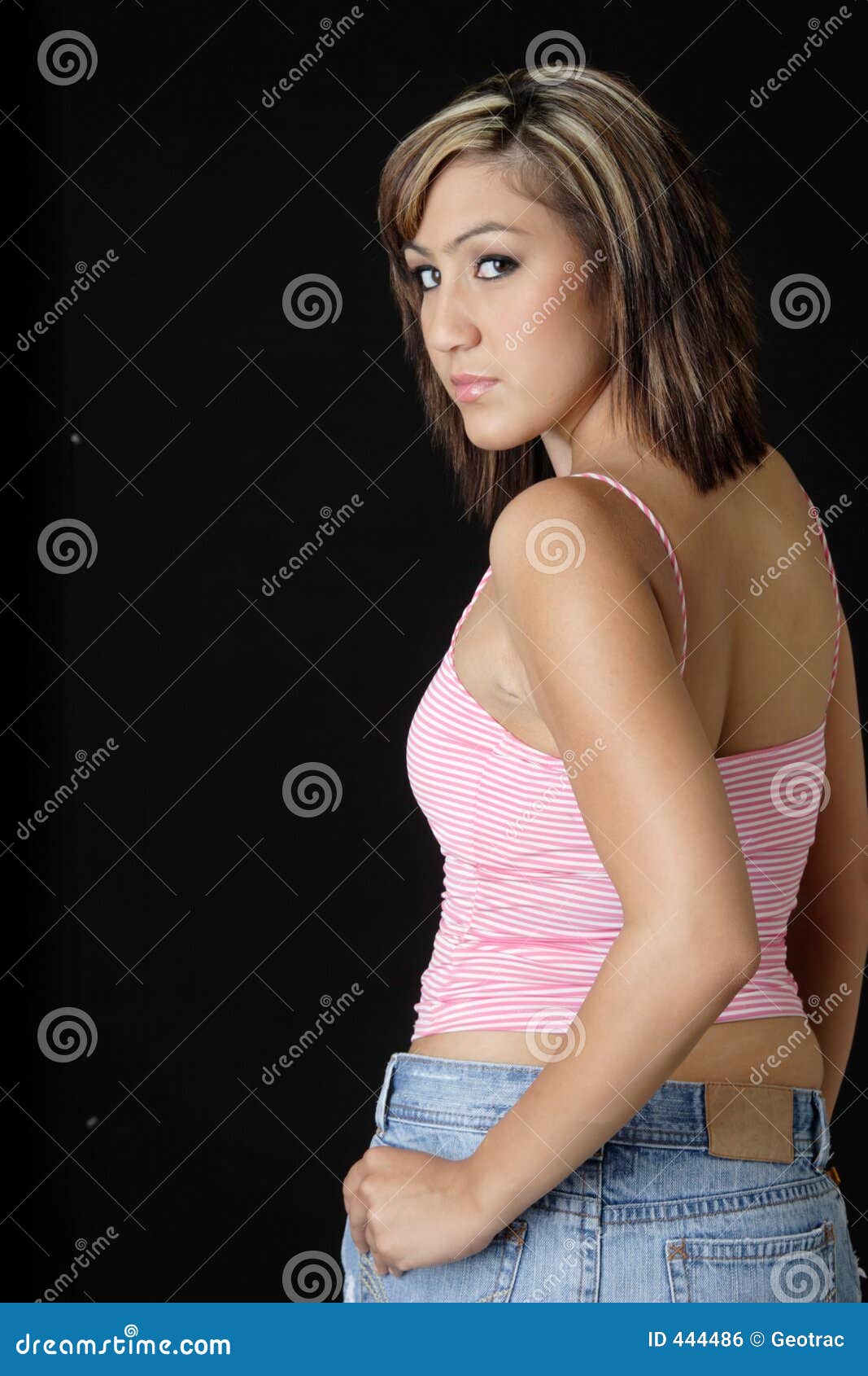 Fille Mignonne Dans Le Vêtement Sexy Moderne Photo Stock Image Du Caucasien Vêtements 444486