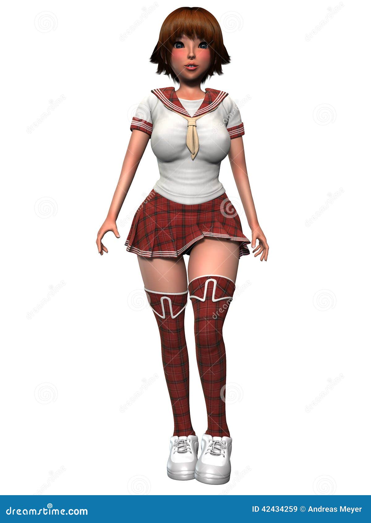 Fille Mignonne De Manga Illustration Stock Illustration Du Artistique