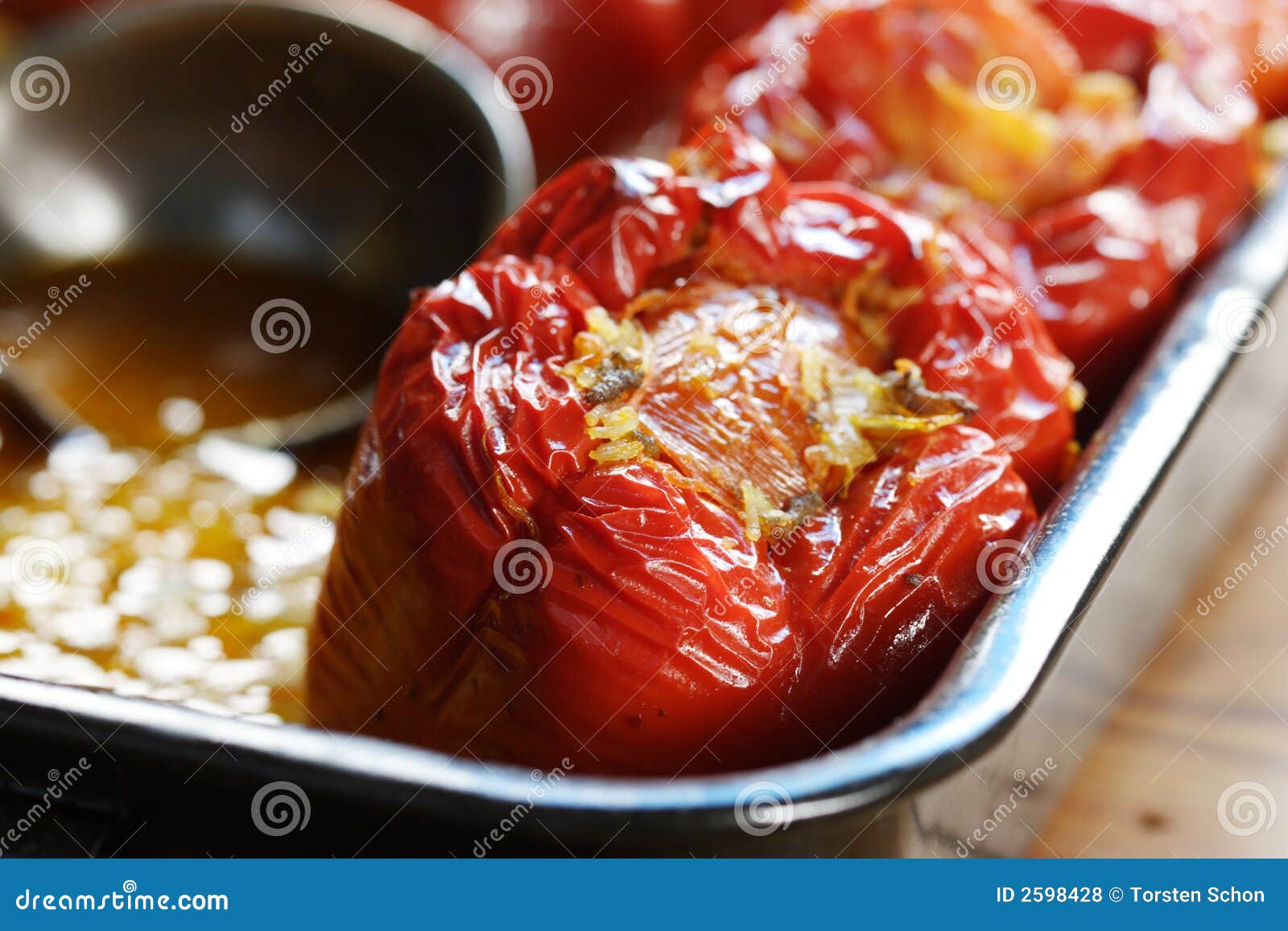 Filled bell pepper stock photo. Image of ground, balkans 2598428