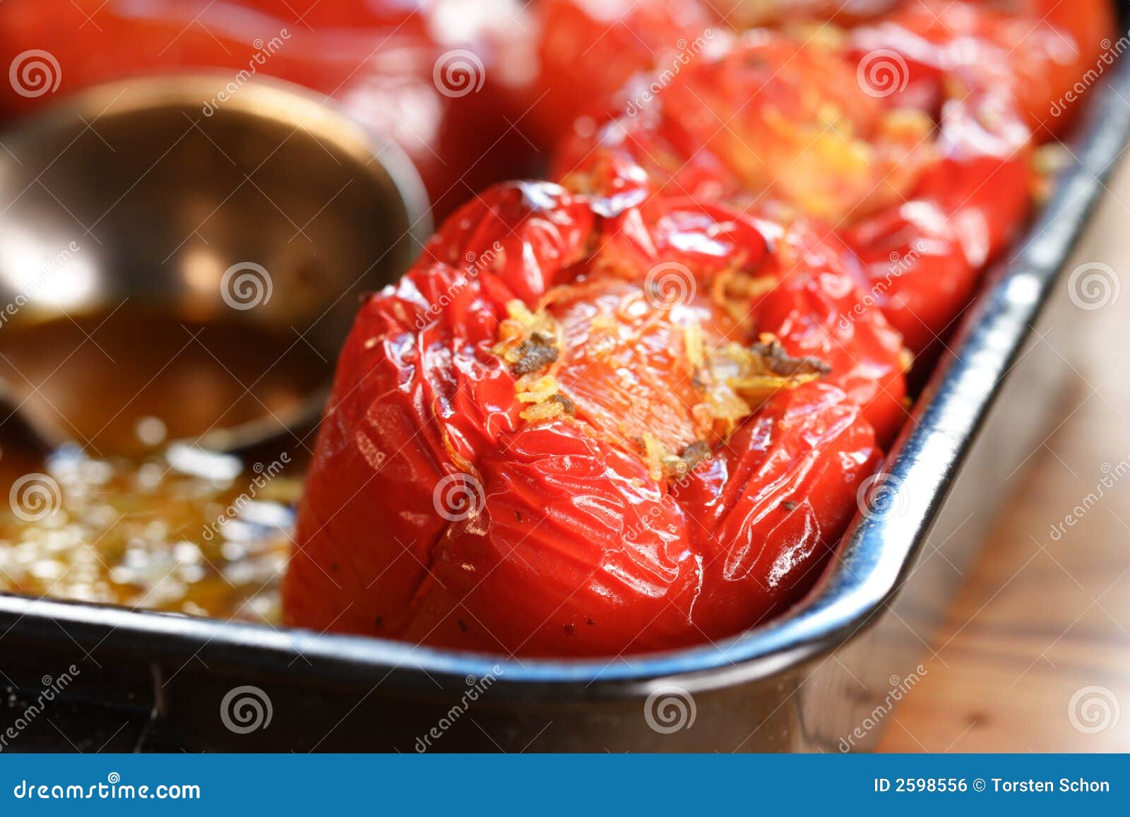 Filled bell pepper stock photo. Image of carrots, ground 2598556