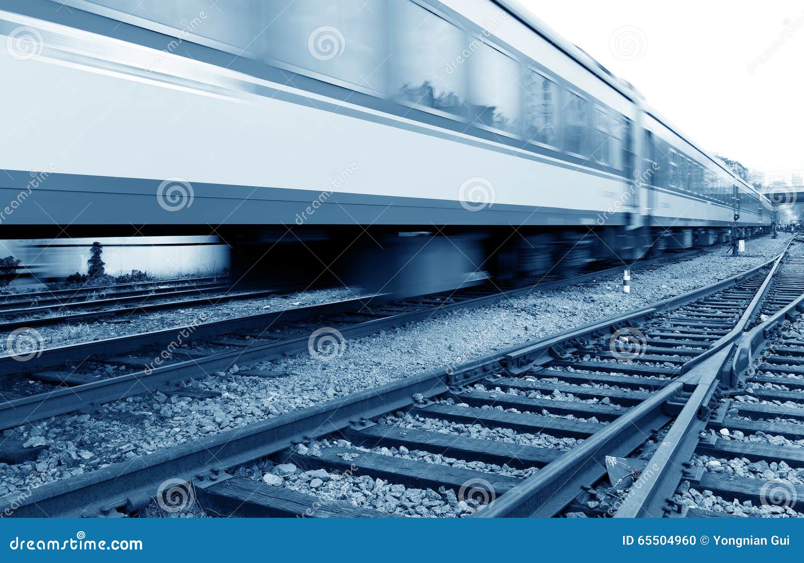 Filled with Goods Train, Highspeed Driving. Stock Photo Image of railing, wheels 65504960