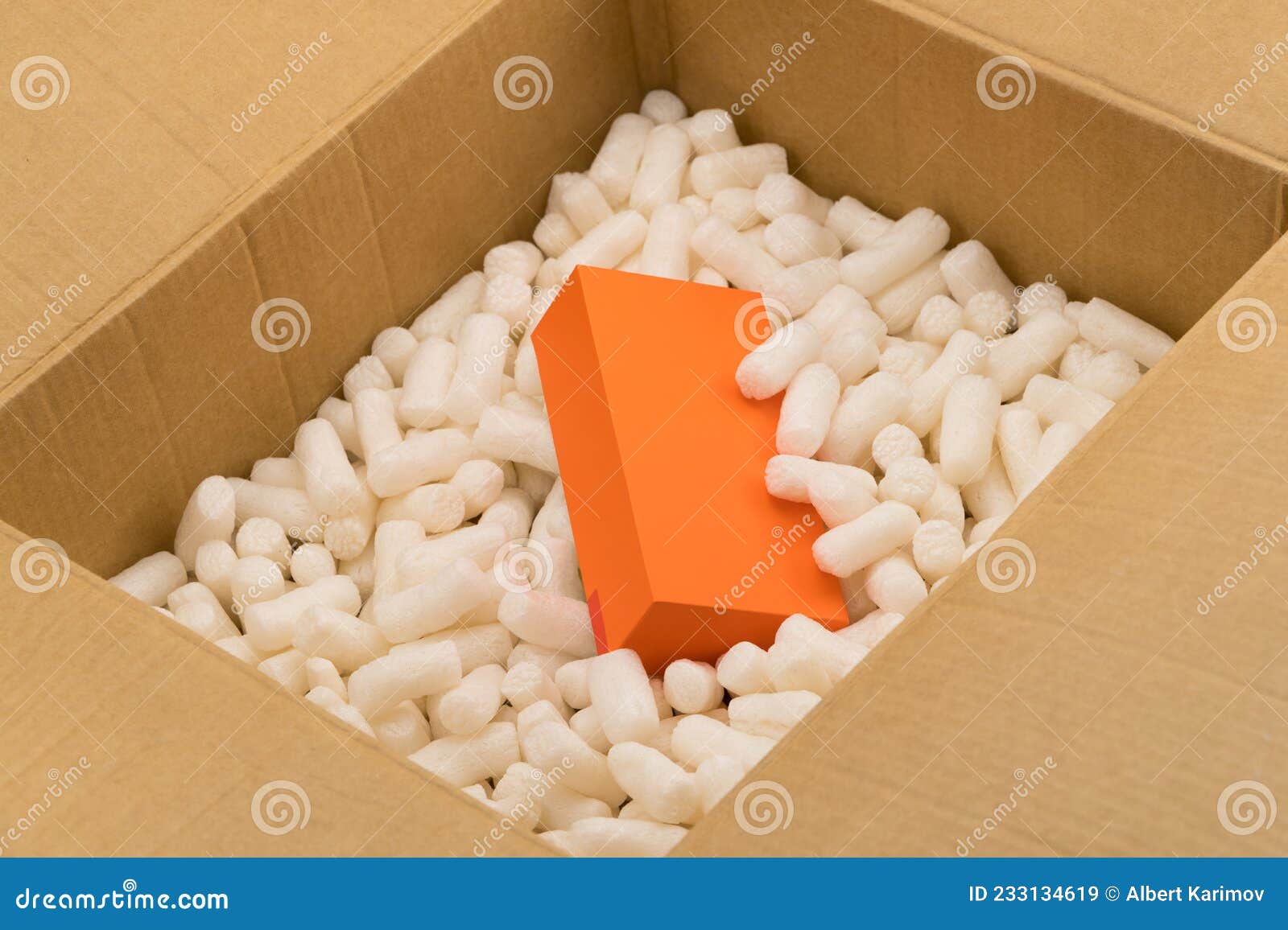 Filler for packaging stock image. Image of protection 233134619
