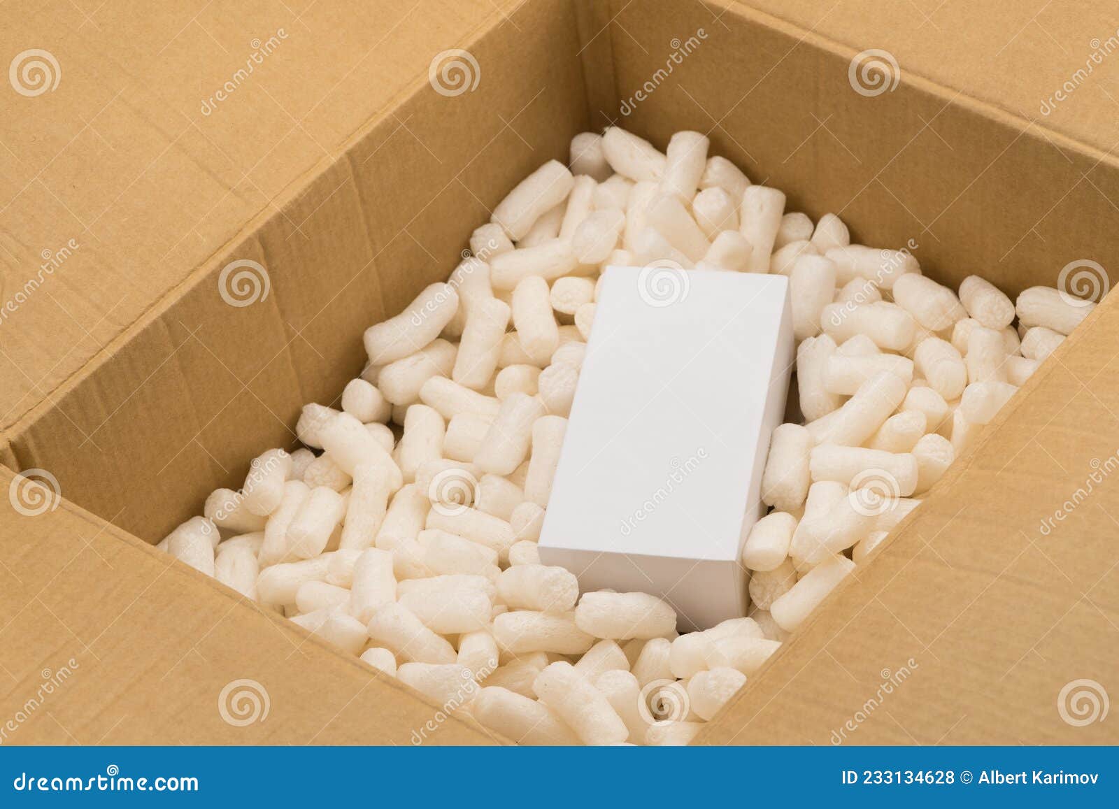 Filler for packaging stock photo. Image of service, pack 233134628