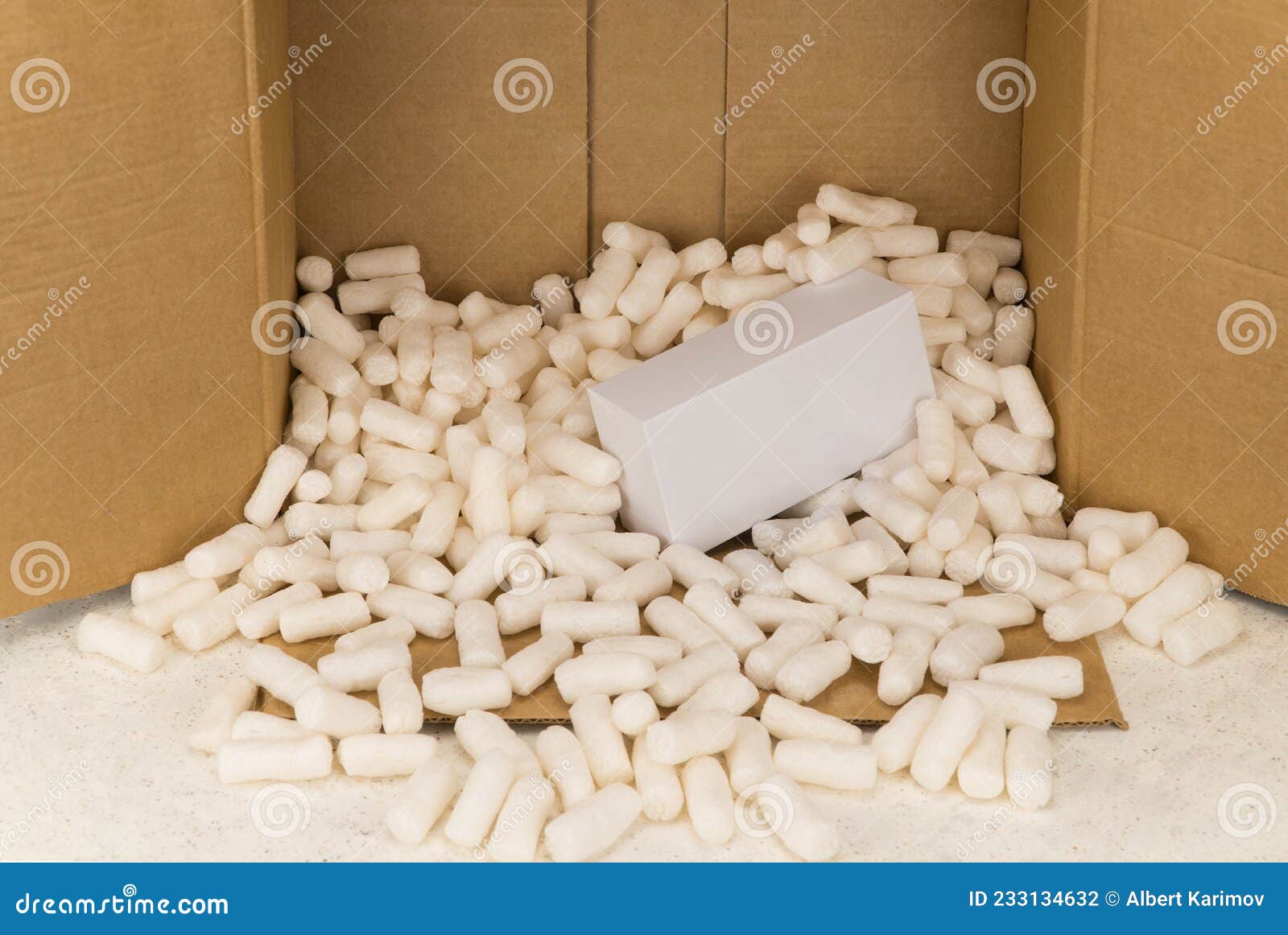 Filler for packaging stock photo. Image of send, carton 233134632