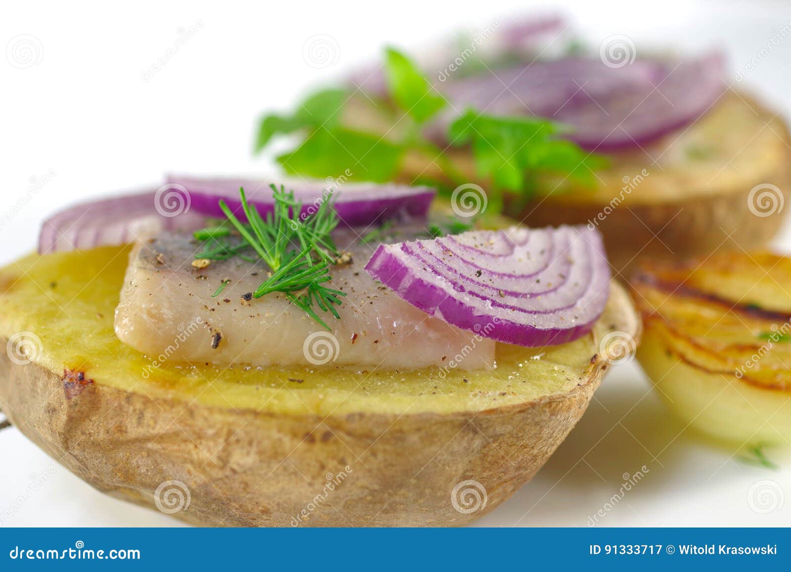 Fillet herrings stock image. Image of roll, citrin, marinated 91333717