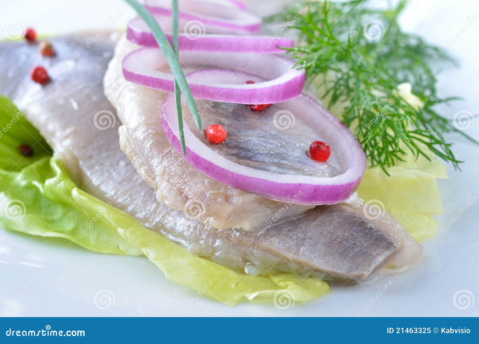 Fillets of white herring stock image. Image of product 21463325