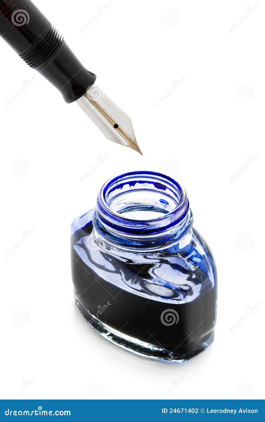 Filling a fountain pen stock photo. Image of vintage 24671402