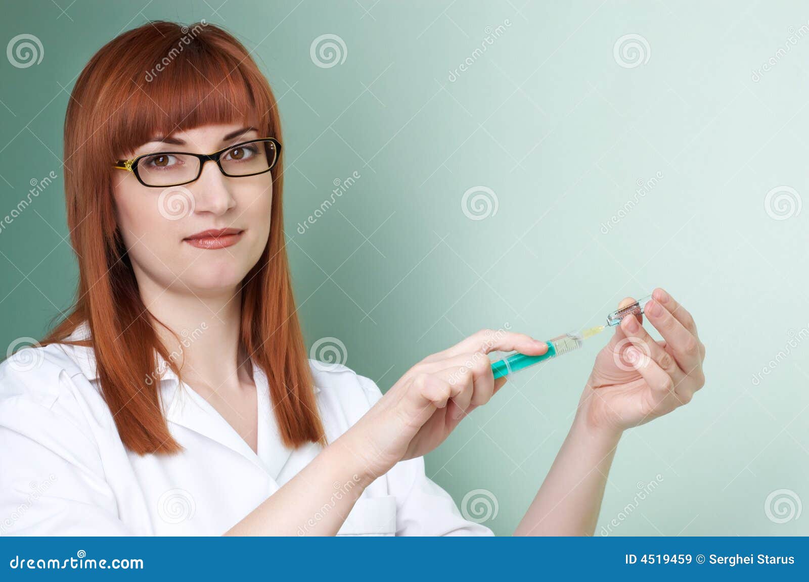 Filling The Syringe Picture. Image 4519459