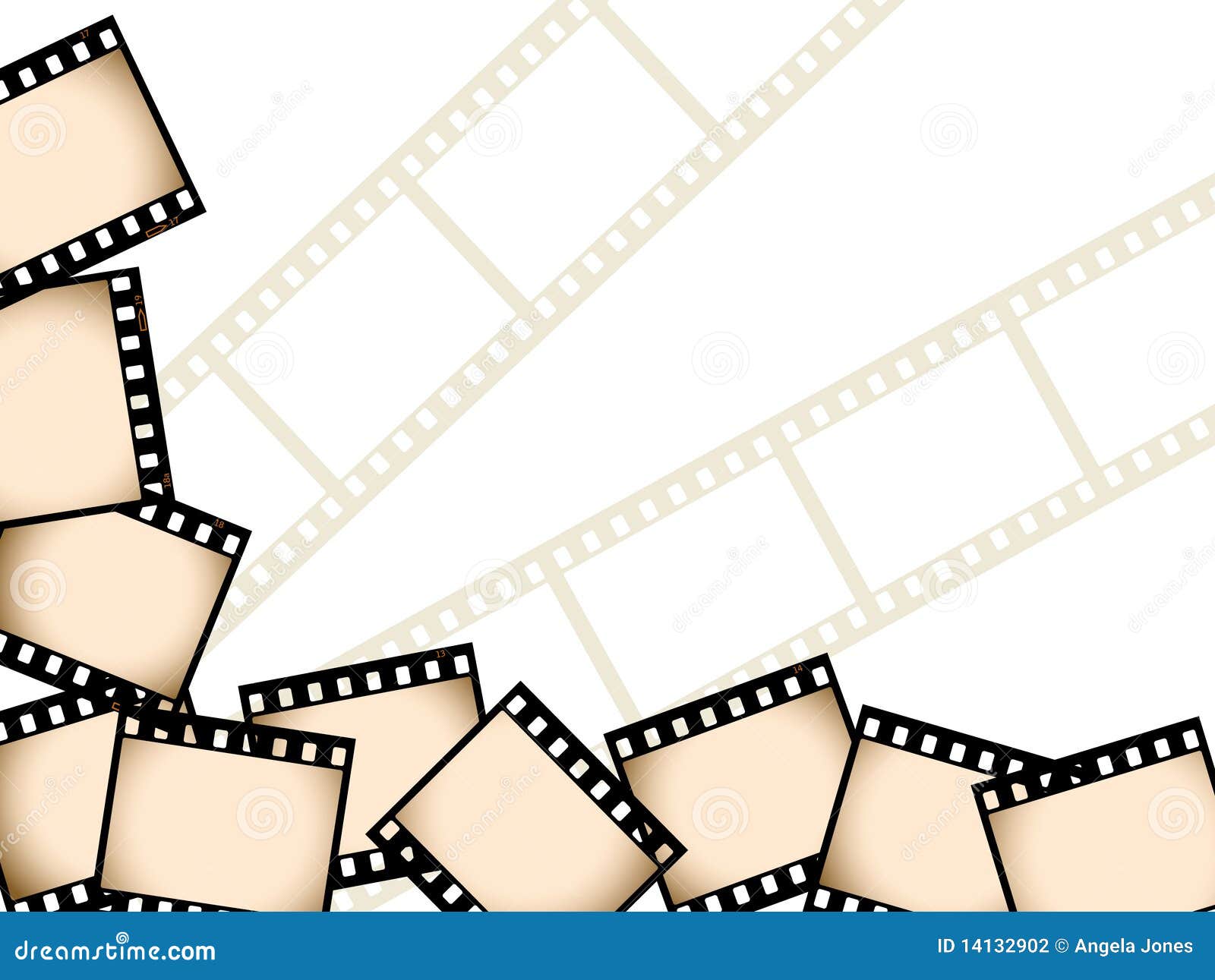 Film background stock illustration. Illustration of squares - 14132902