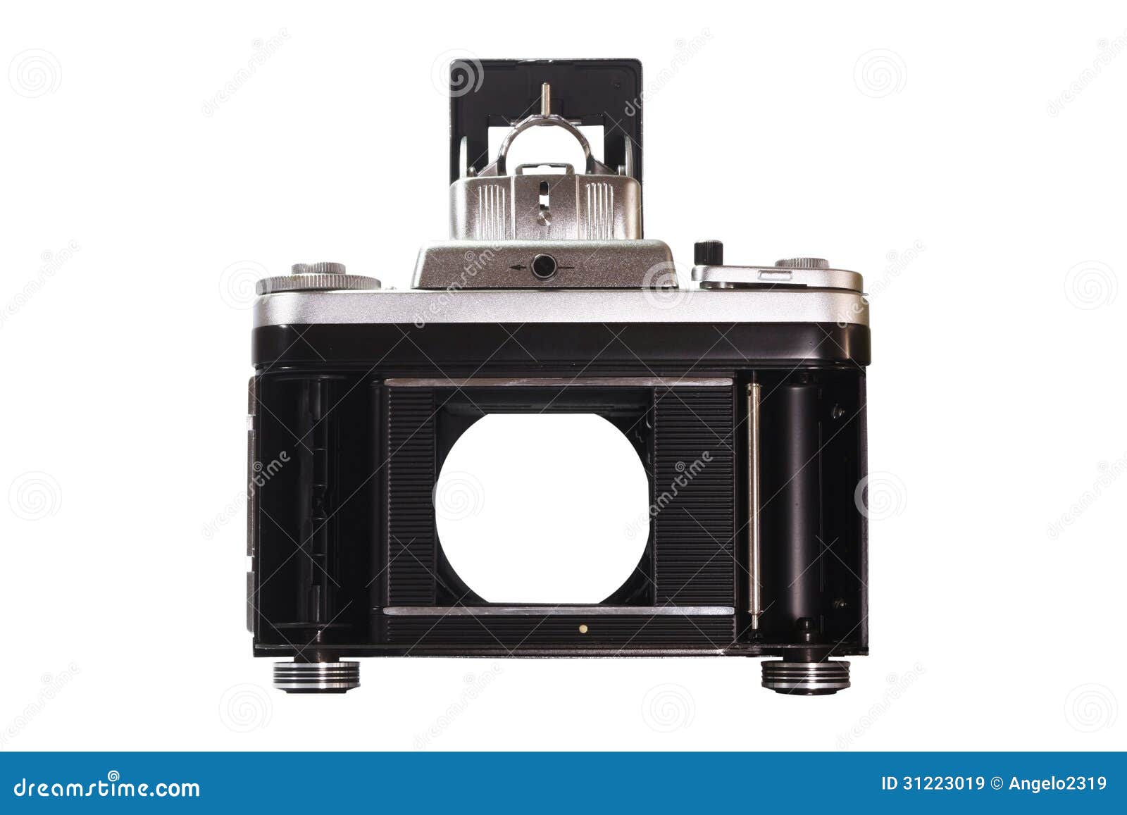 Film Camera Looking through a Camera Curtain Shutter Stock Image Image of black, technology