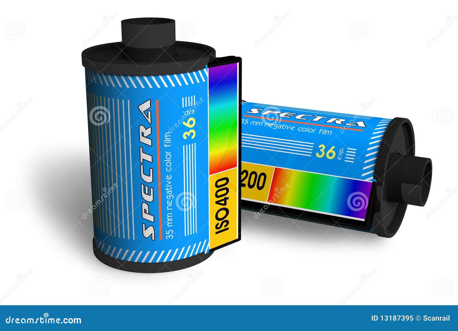 Film canisters stock illustration. Illustration of container 13187395