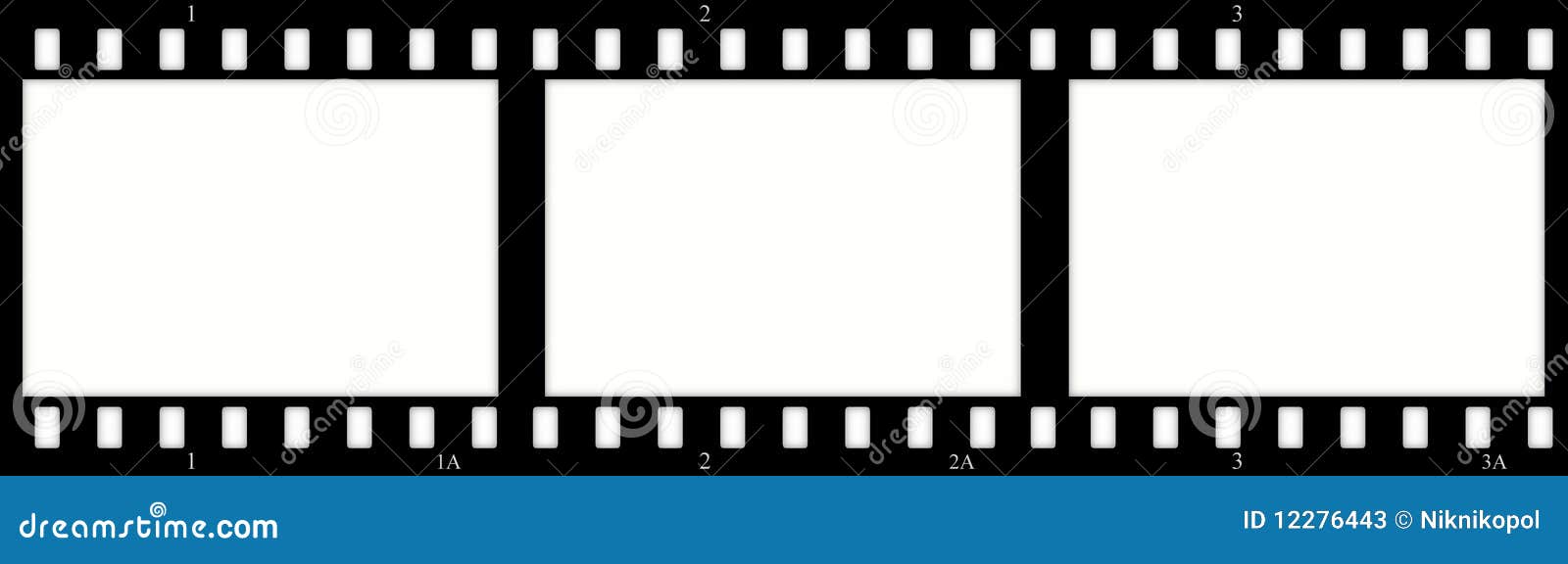 Film(chrome) Frames (slides) Stock Illustration Illustration of frame