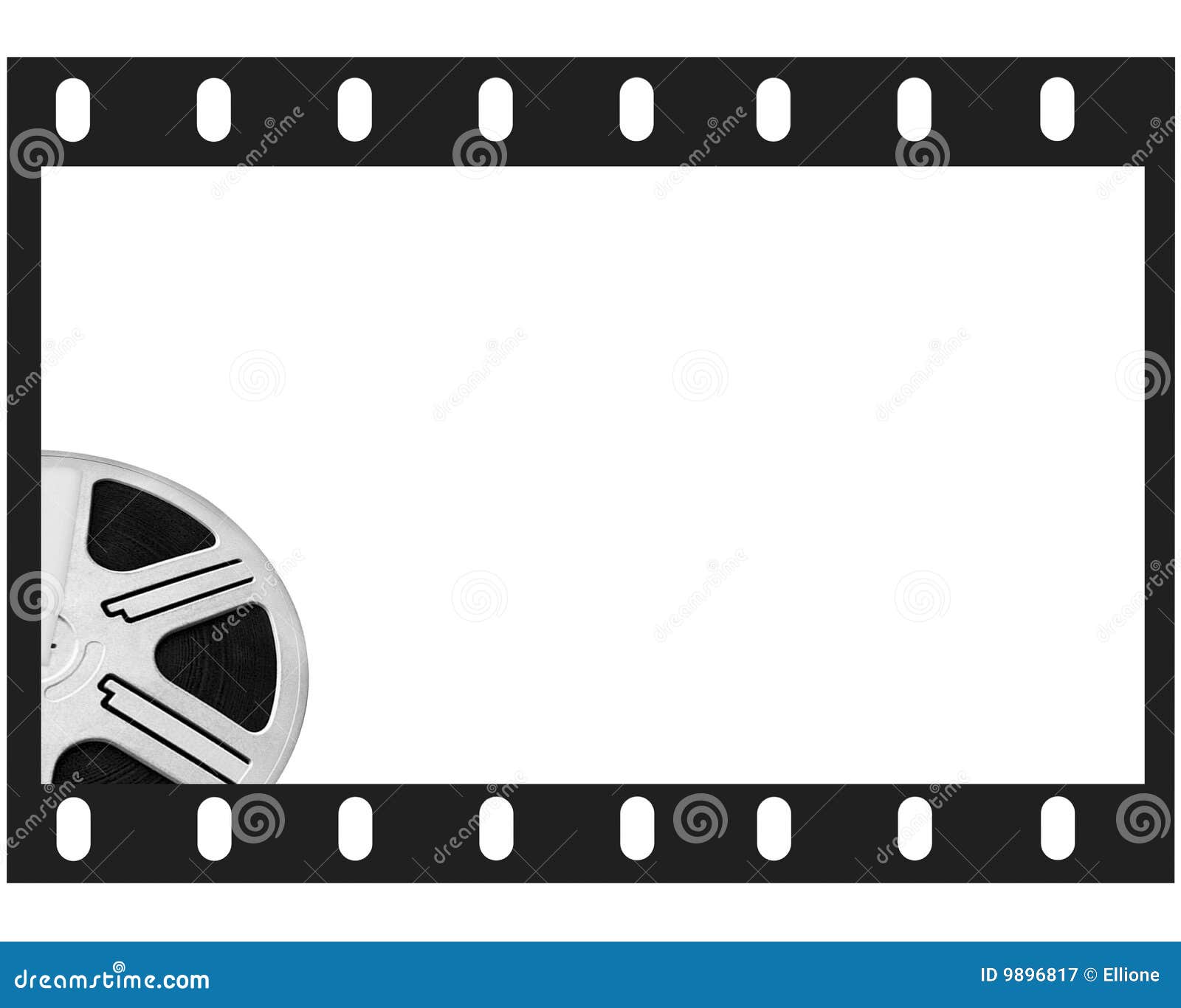 Film Reel Frame Illustrations & Vectors