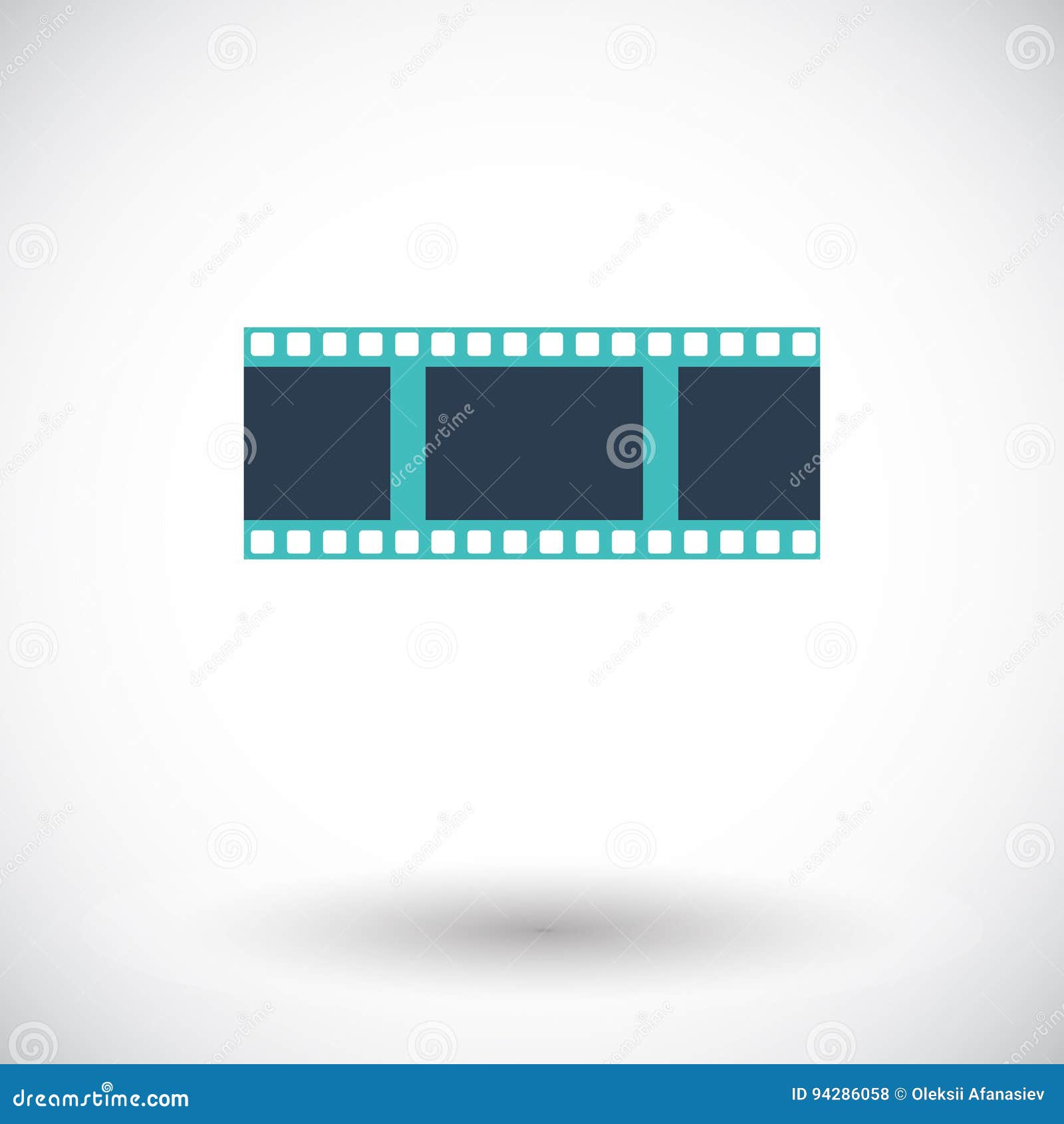 Film icon stock vector. Illustration of painting, isolated - 94286058