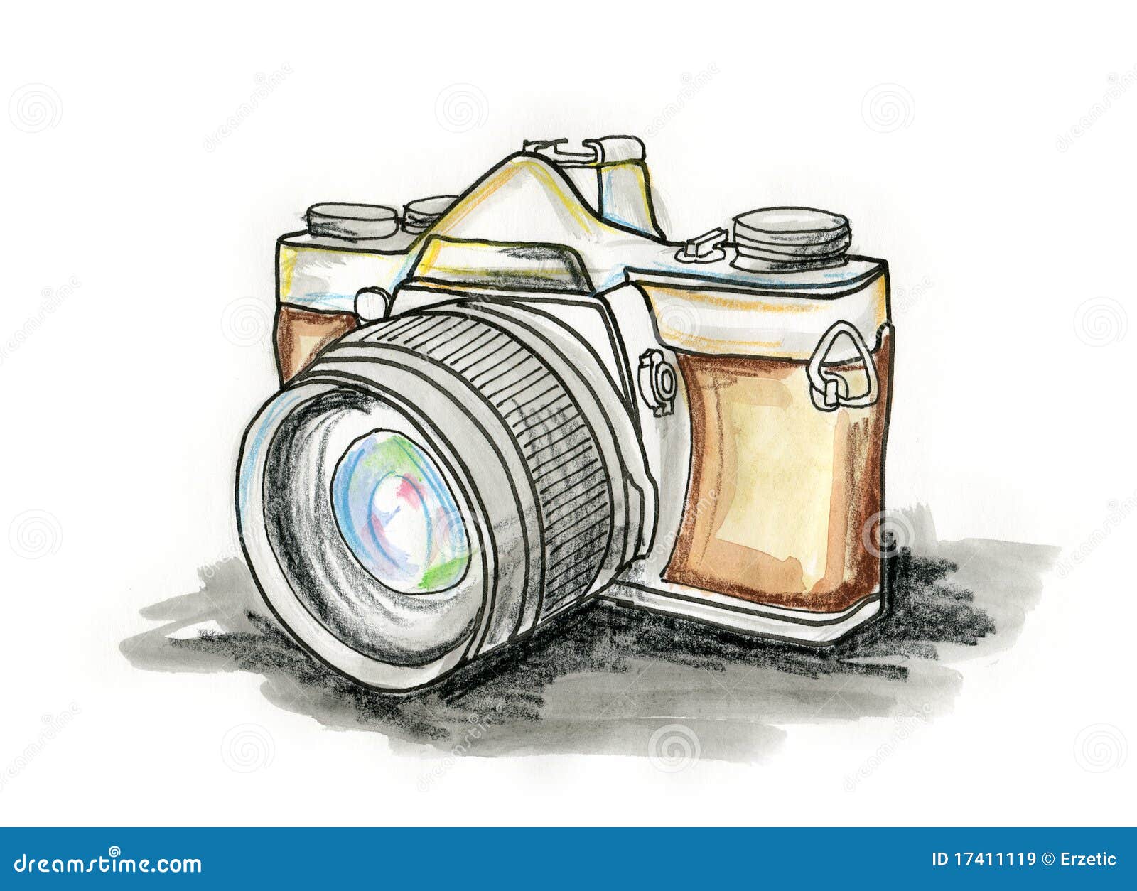 Film Kamera Stock Abbildung Illustration Von Fotographie