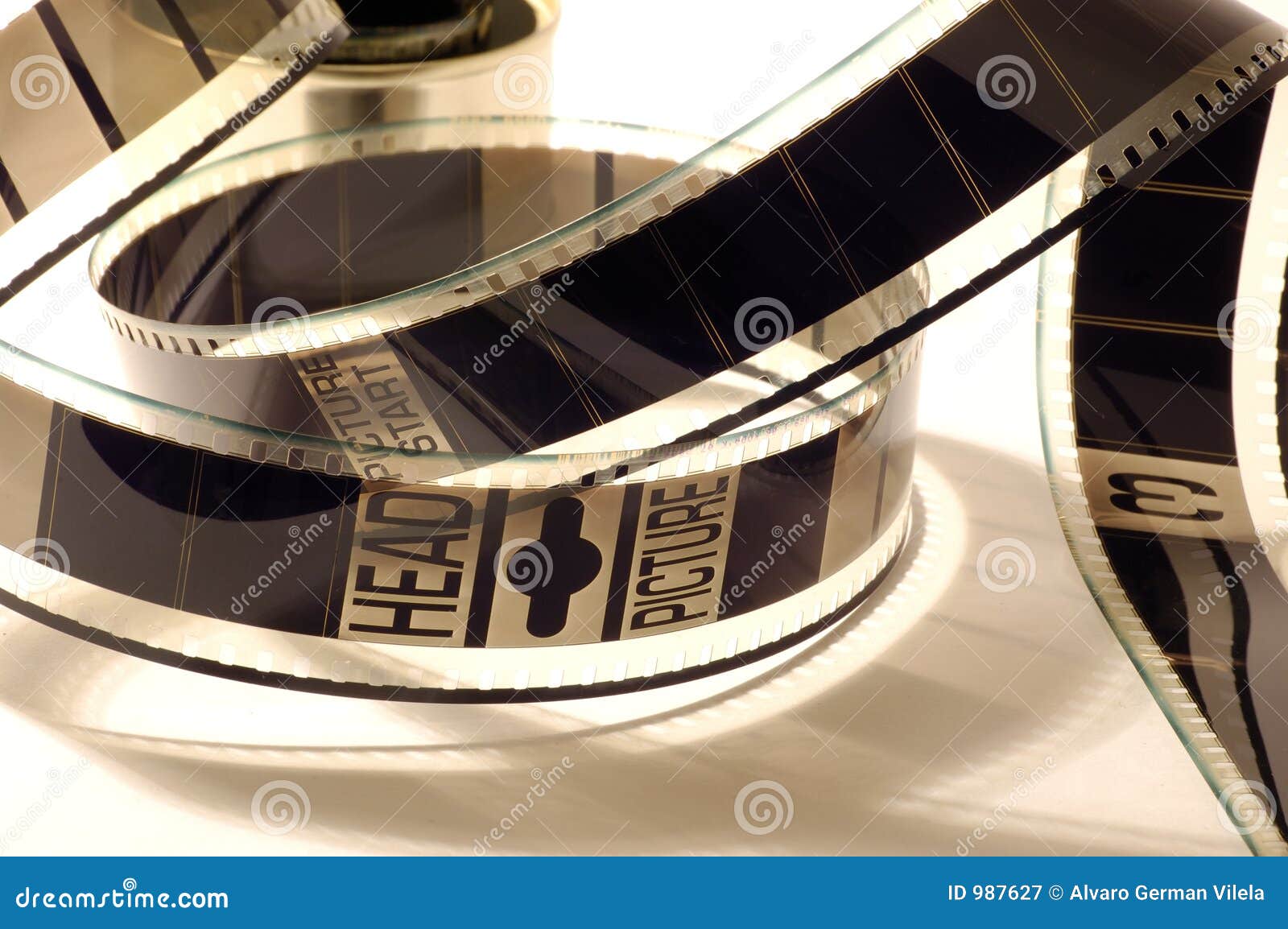 Film Negative in a Canister Stock Image Image of motion, movie 987627