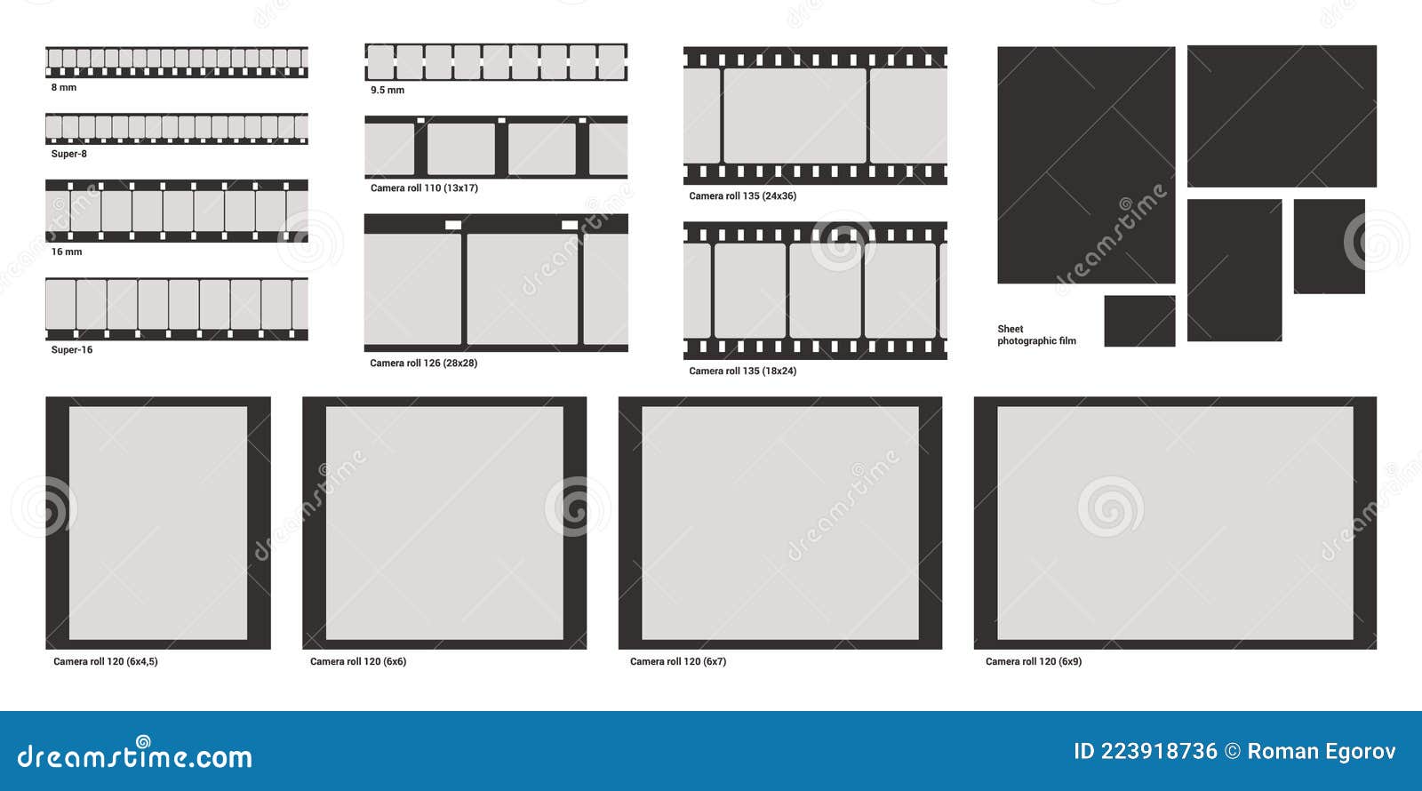 movie film roll border