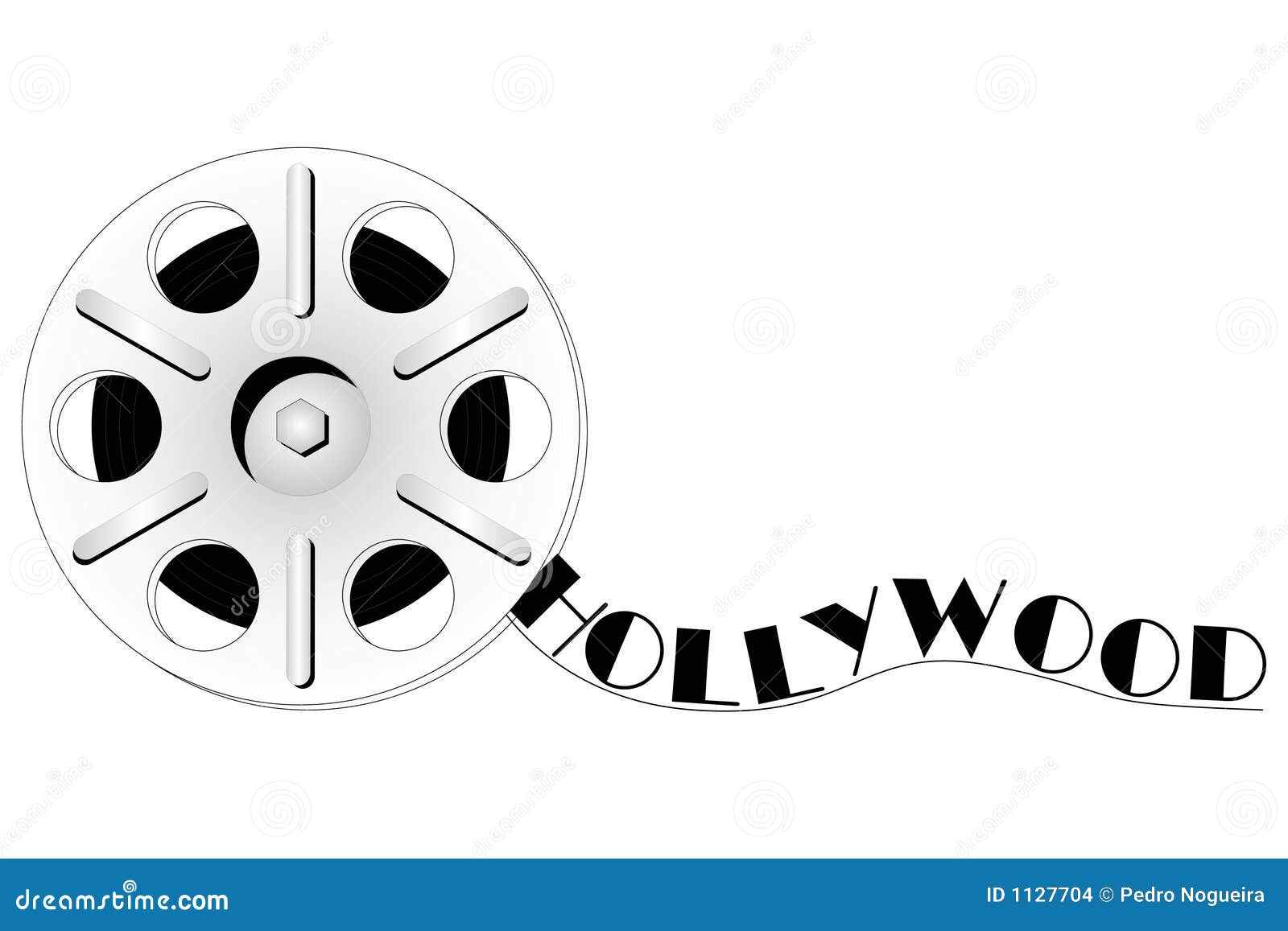 Film Reel Countdown Number 2 Icon On White Background. Simple Element