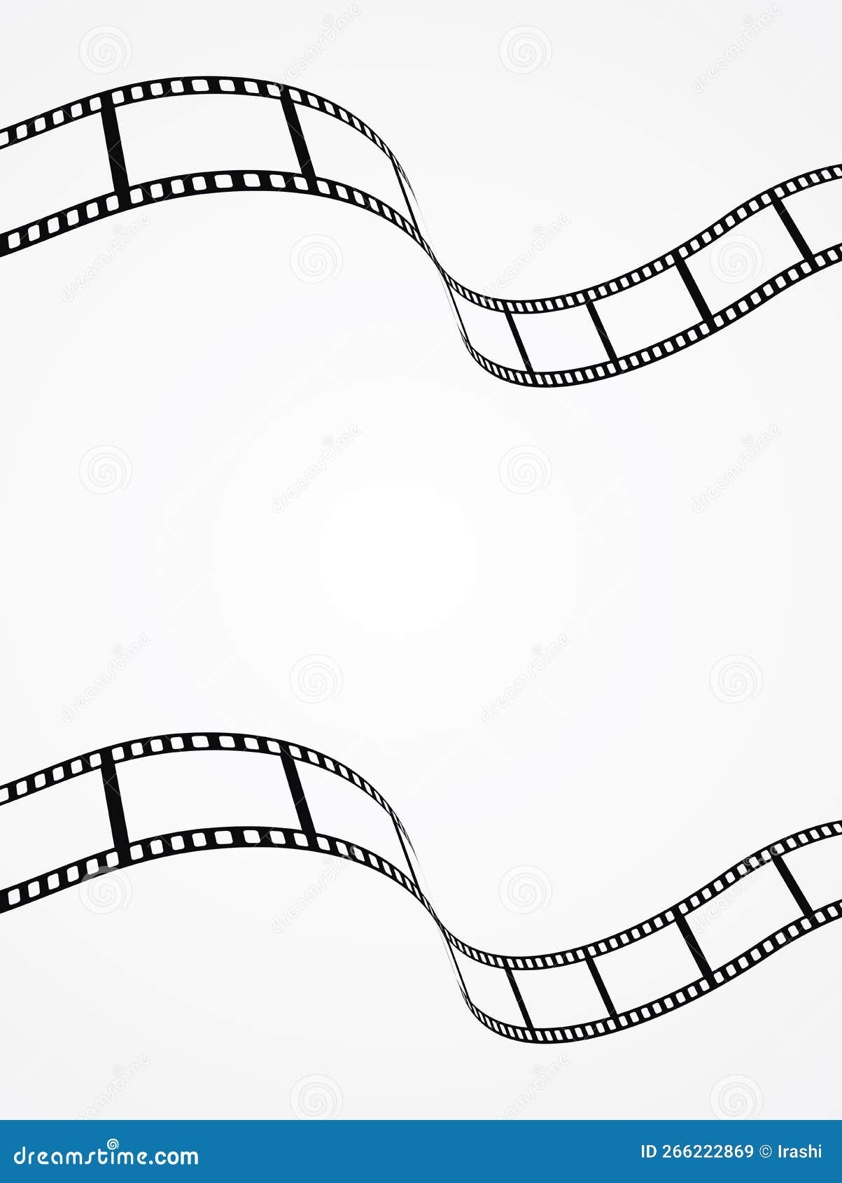 Film reel frame stock vector. Illustration of media 266222869