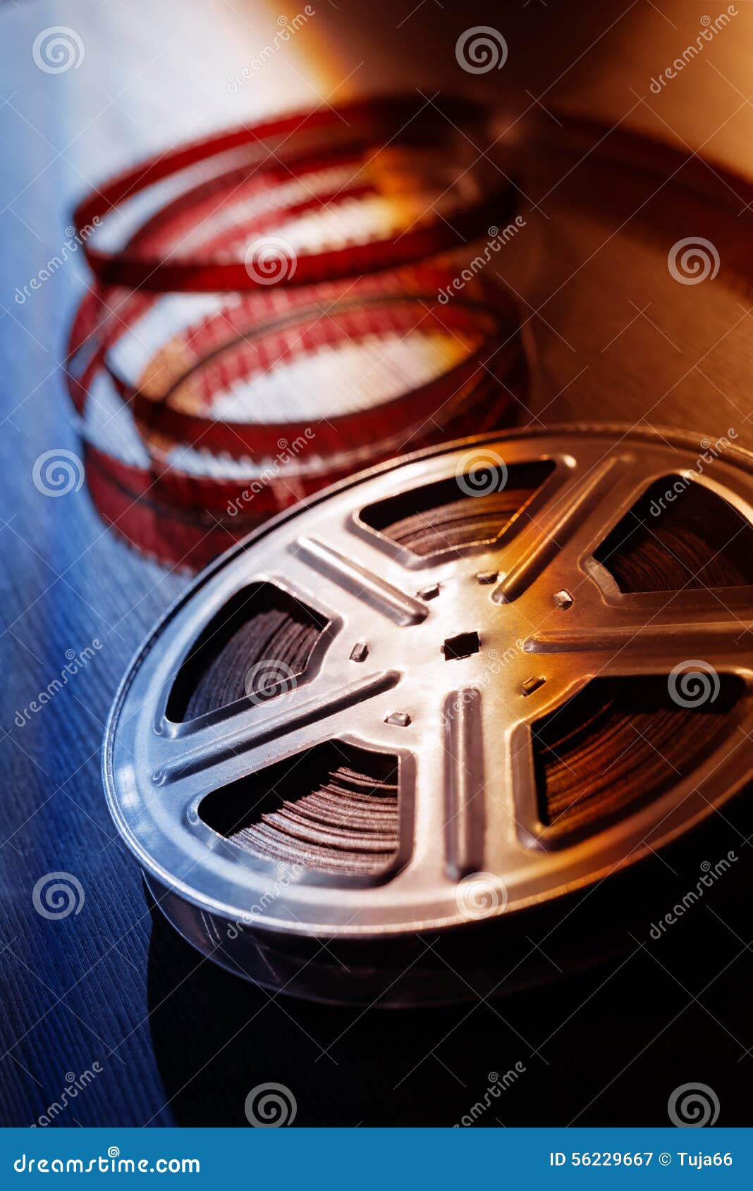 Film reel stock image. Image of dust, cinematography 56229667